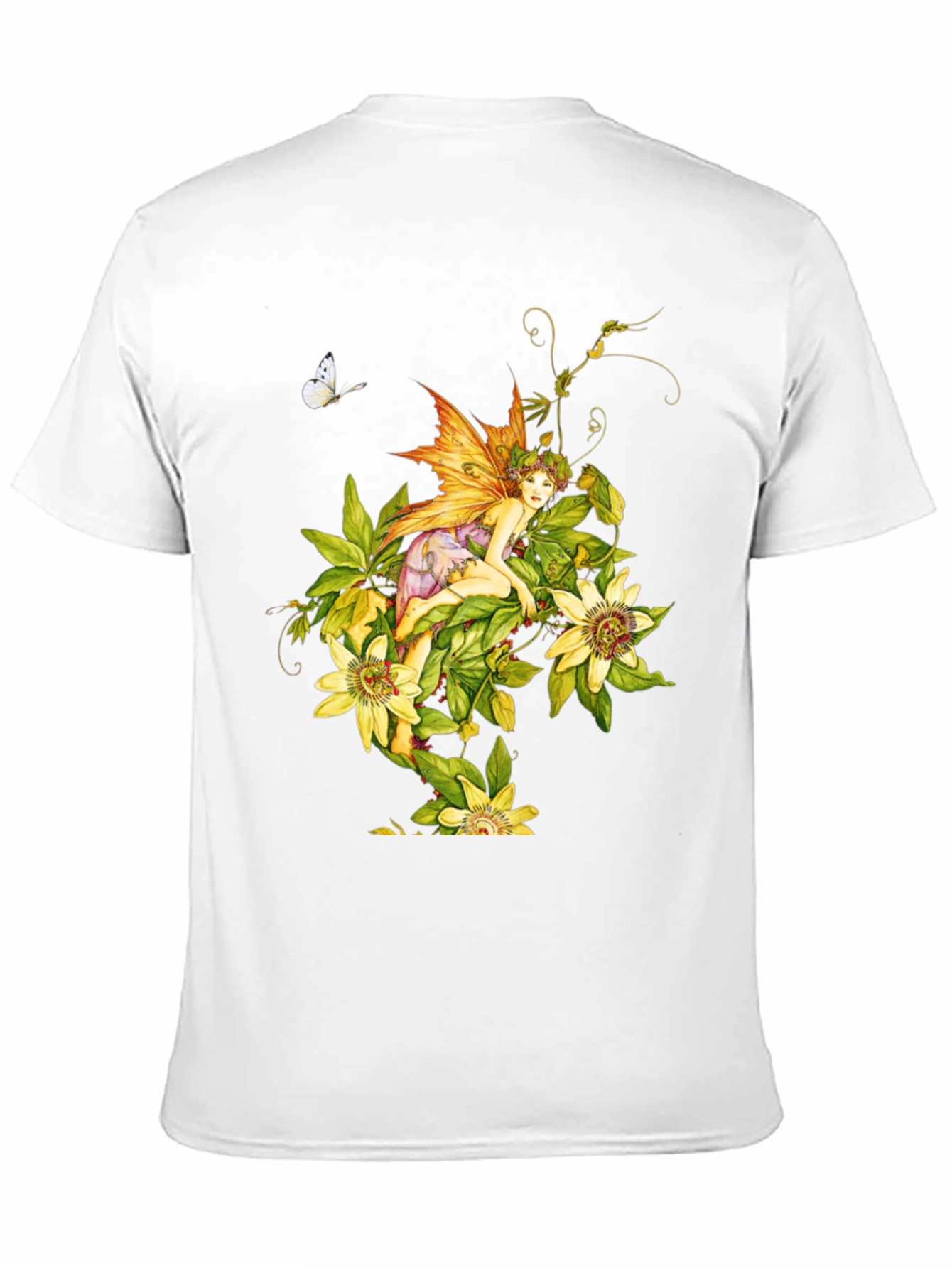 Floral Fairy Graphic Tee - Unique Design