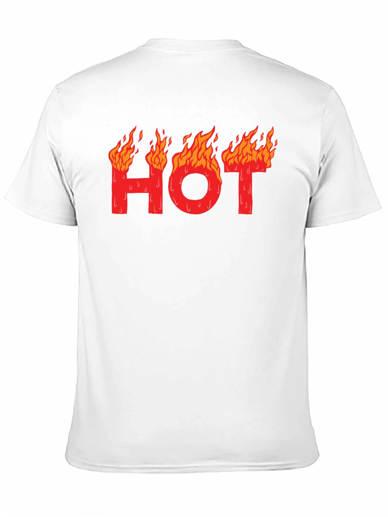 Hot Graphic T-Shirt - Black Cotton Tee