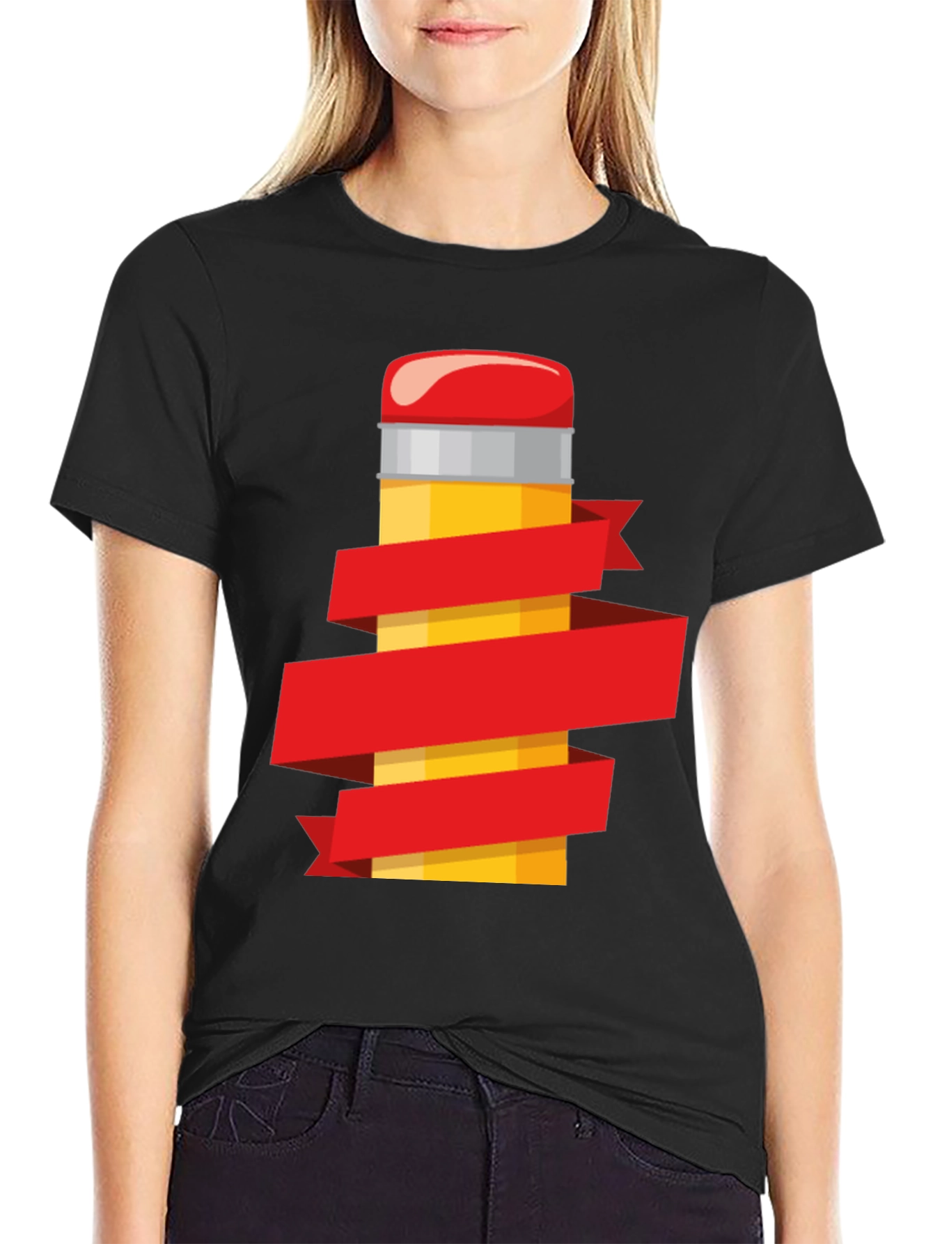 Pencil Graphic T-Shirt