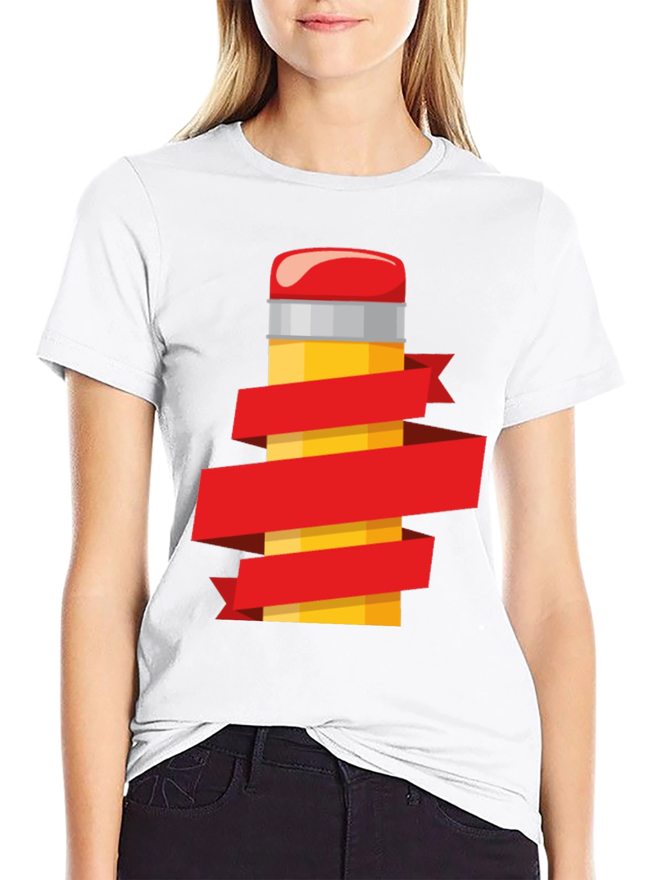 Pencil Graphic T-Shirt