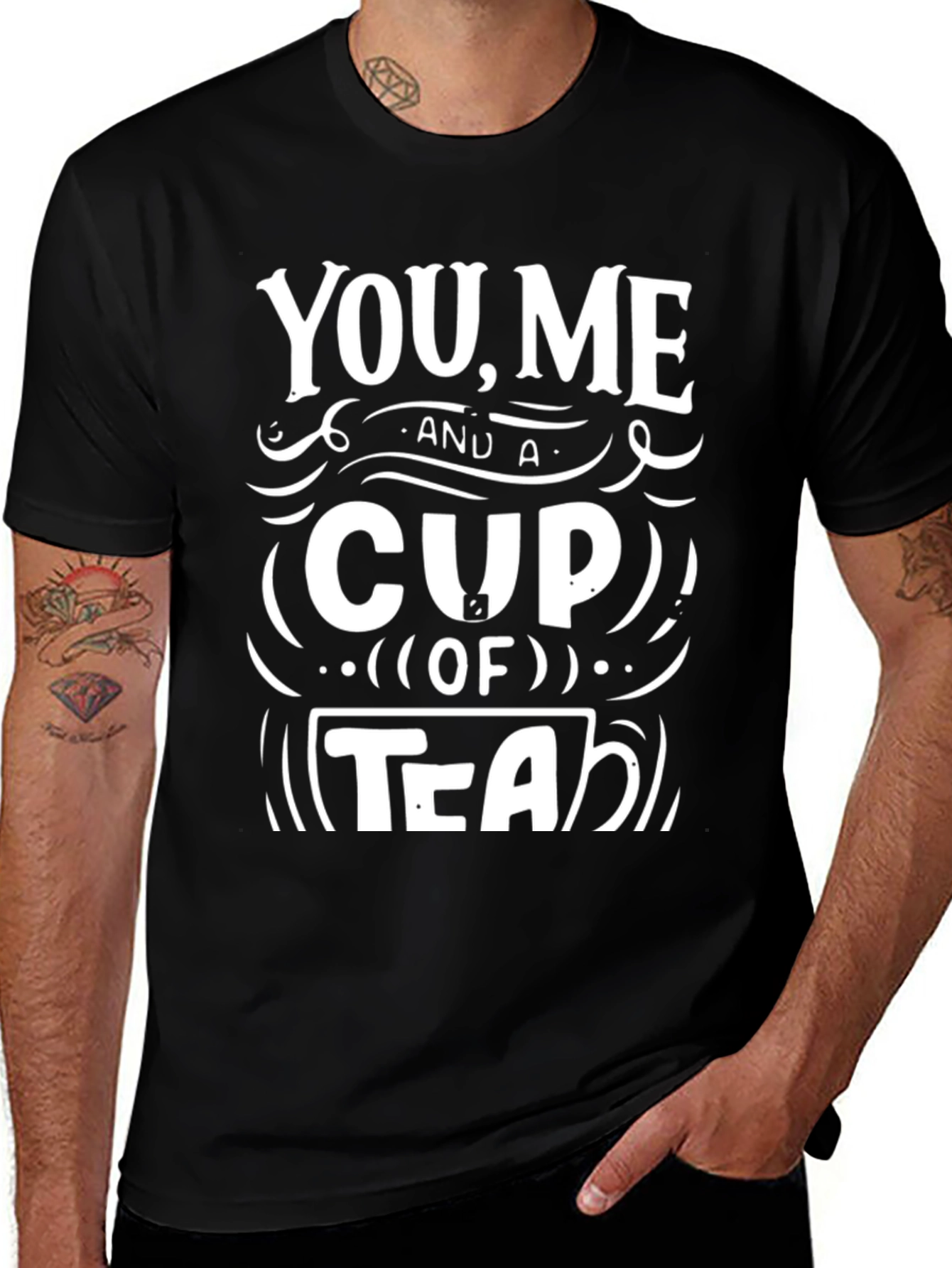 You Me and a Cup of Tea Graphic T-Shirt