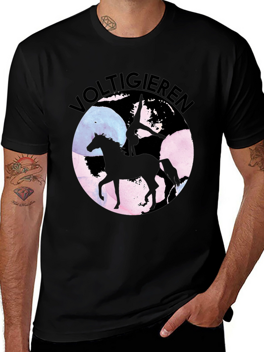 Voltigieren Horse T-Shirt - Equestrian Art Tee