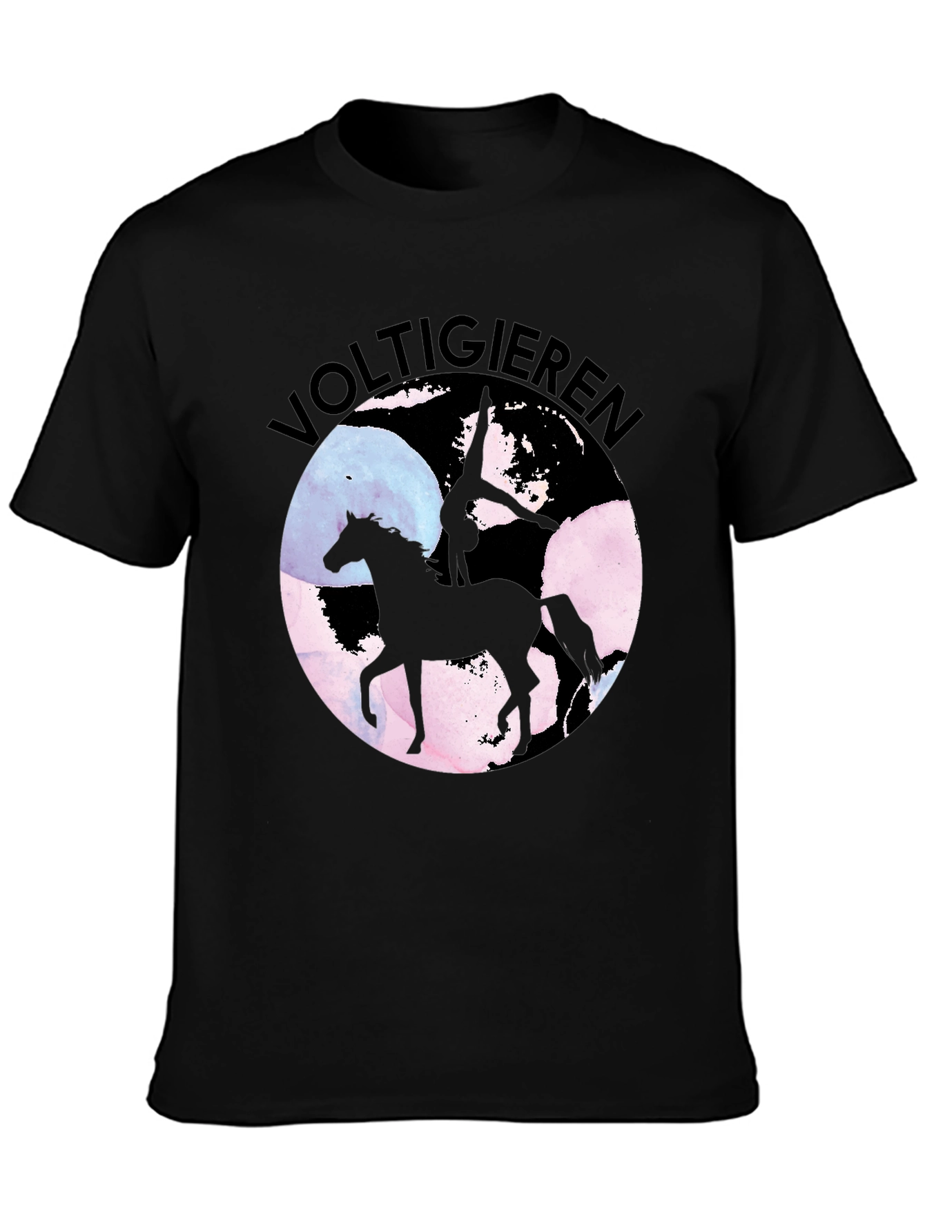 Voltigieren Horse T-Shirt - Equestrian Art Tee