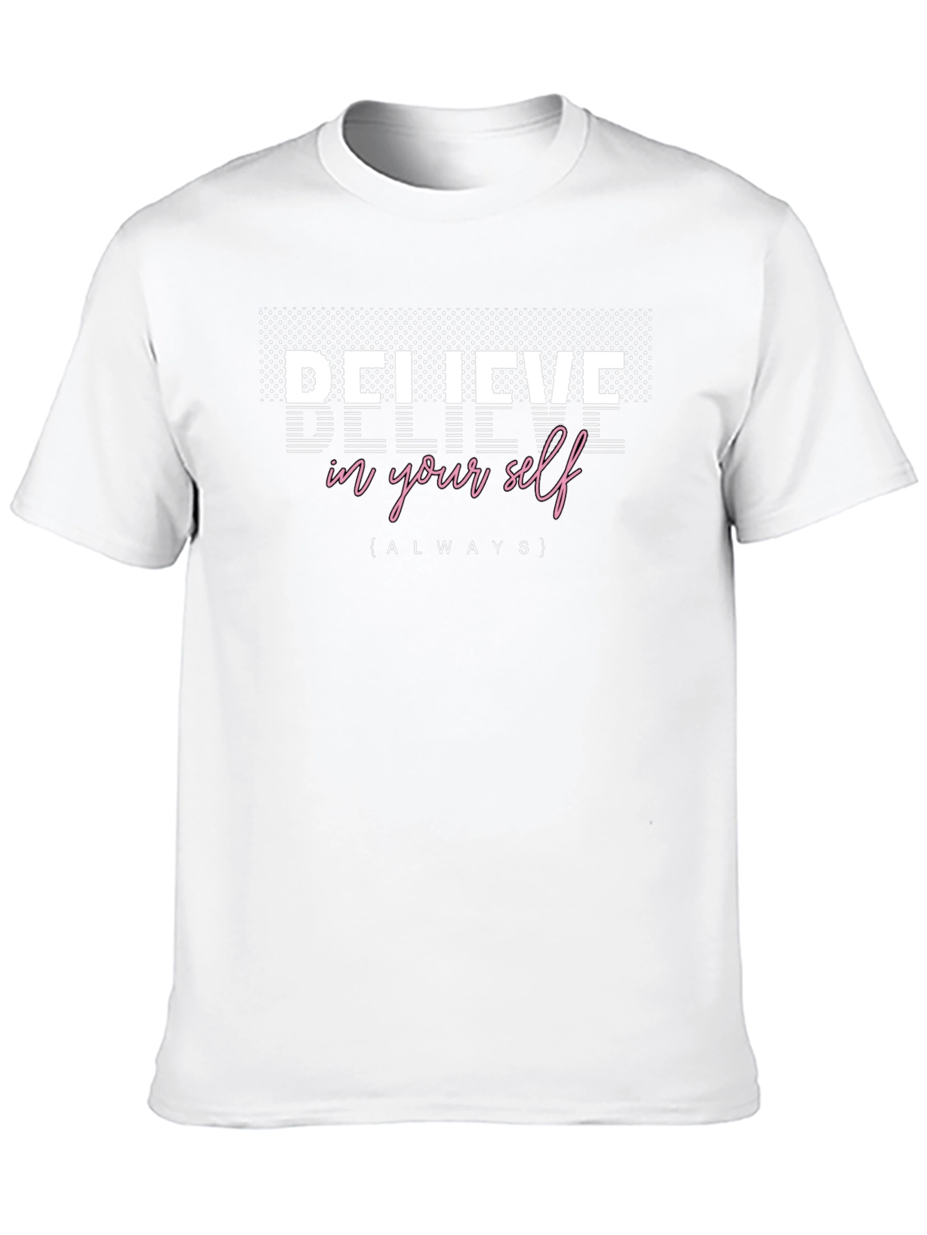 Believe T-Shirt - Inspirational Graphic Tee for Men