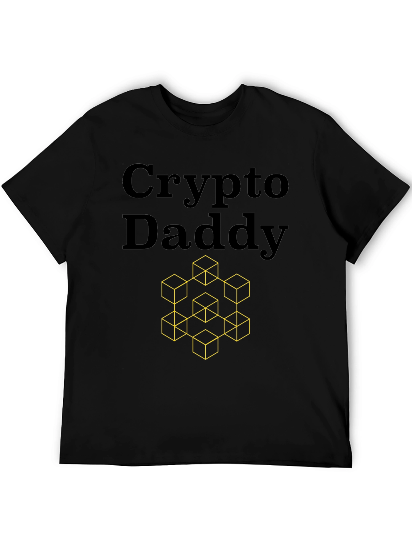 Crypto Daddy T-Shirt - Geometric Design