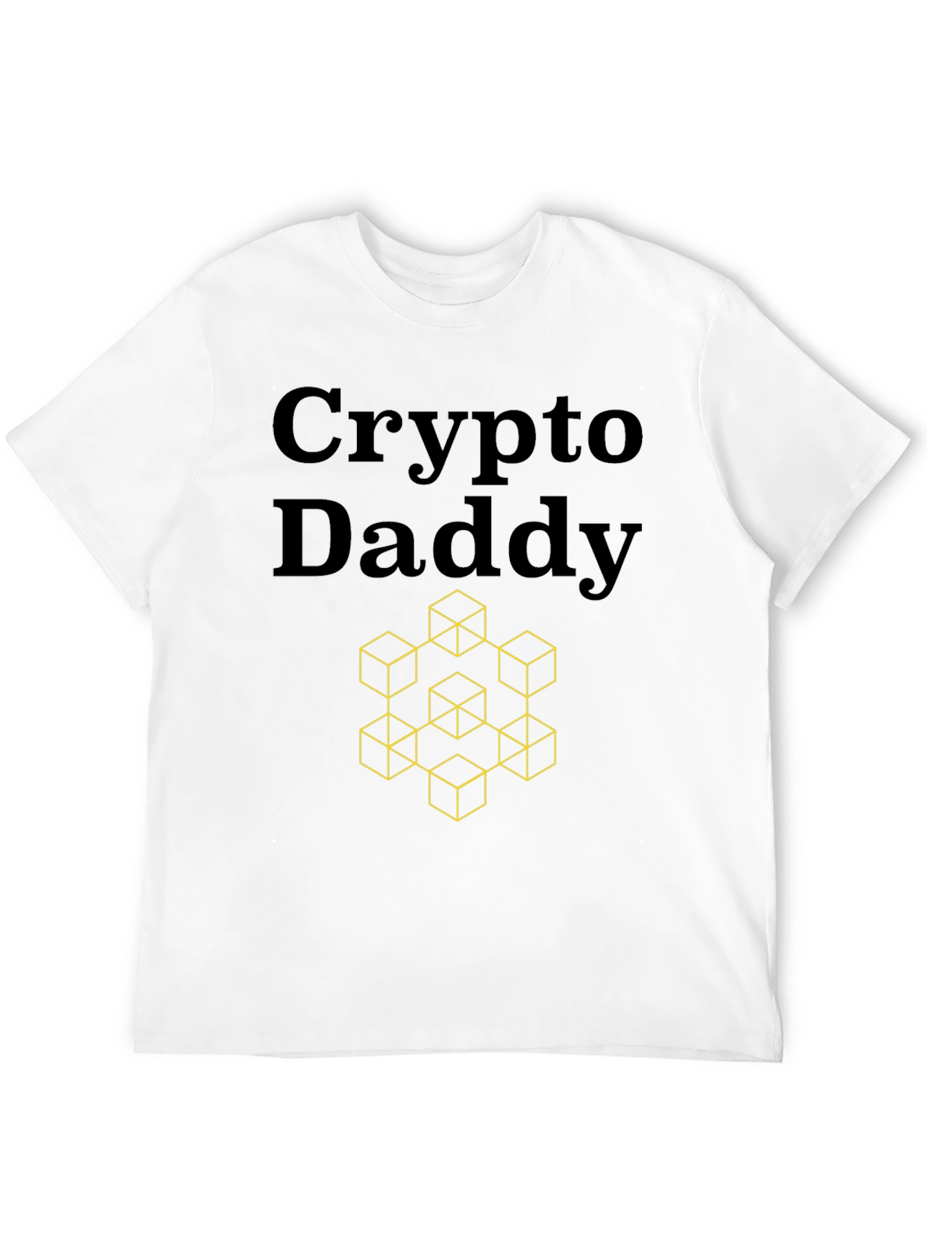 Crypto Daddy T-Shirt - Geometric Design