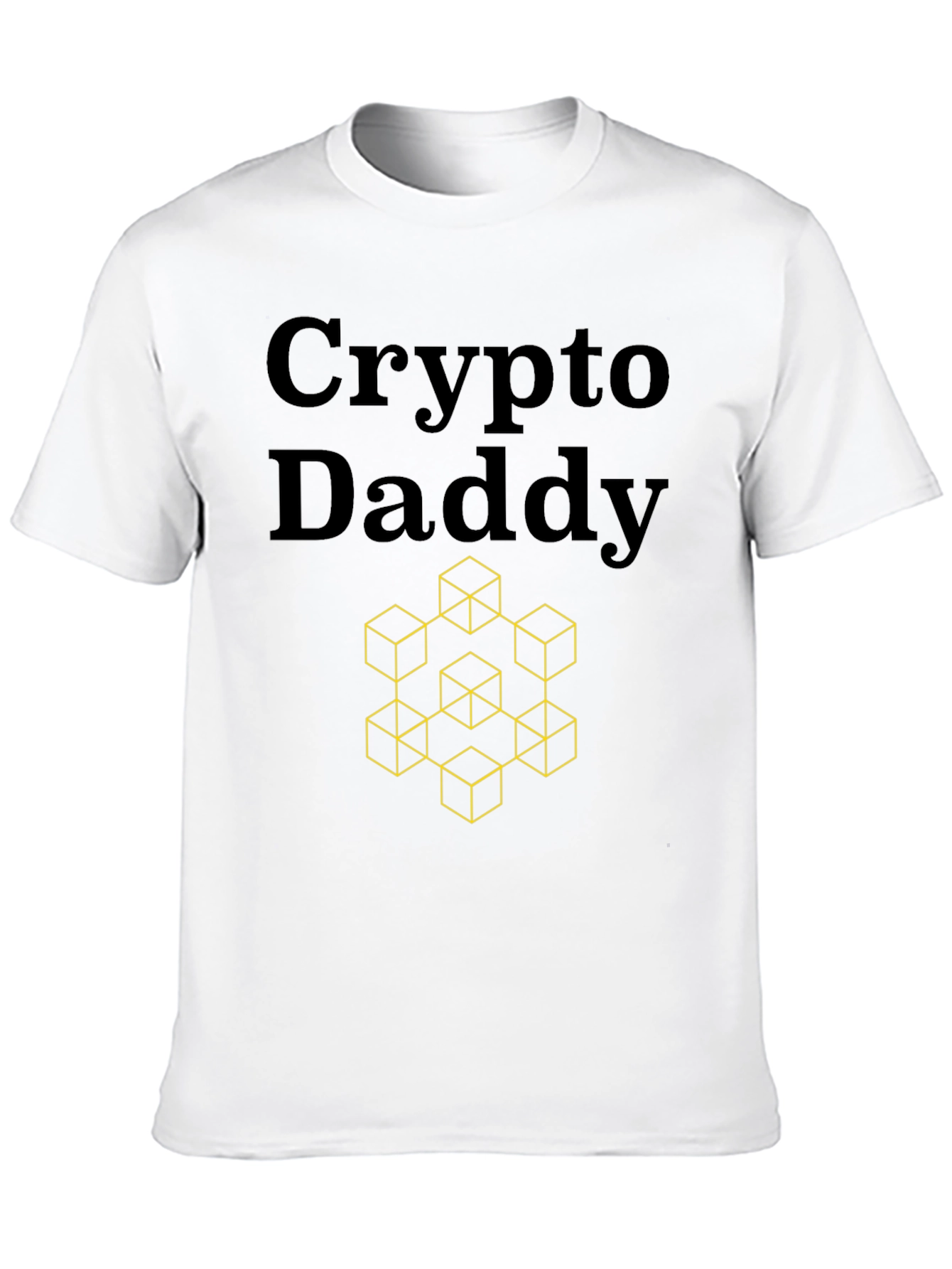 Crypto Daddy T-Shirt - Geometric Design