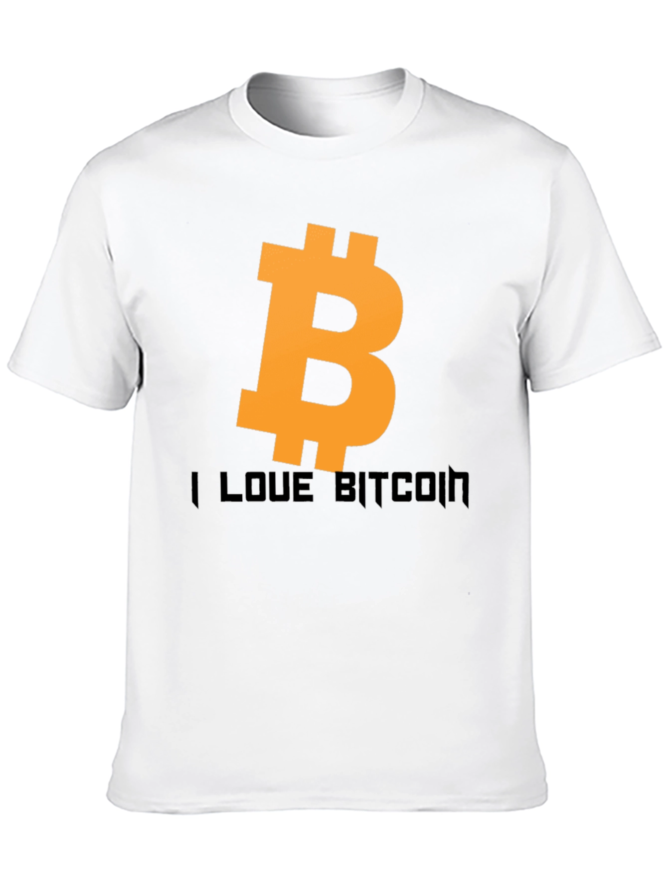 I Love Bitcoin Black Tee