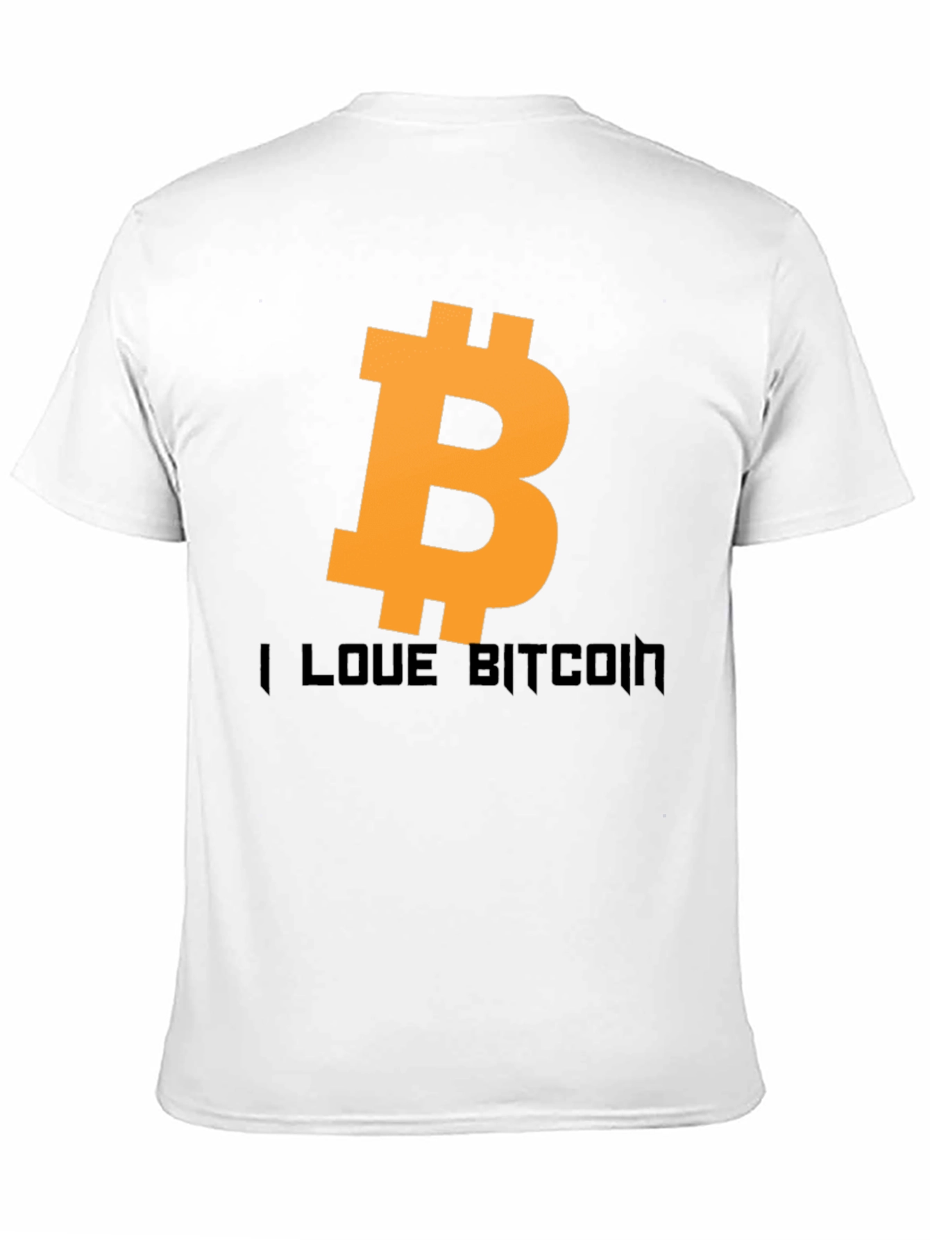 I Love Bitcoin Black Tee