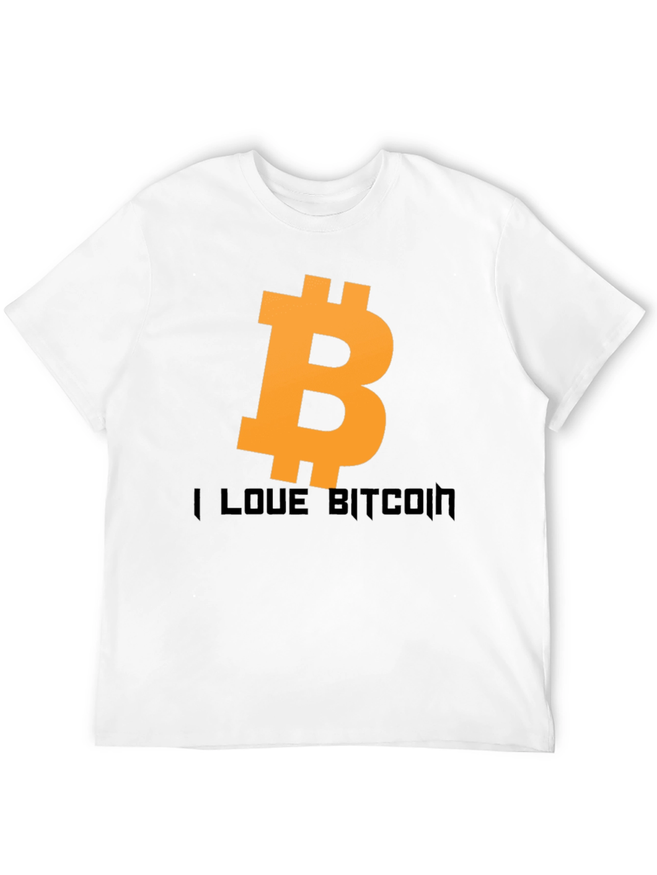 I Love Bitcoin Black Tee