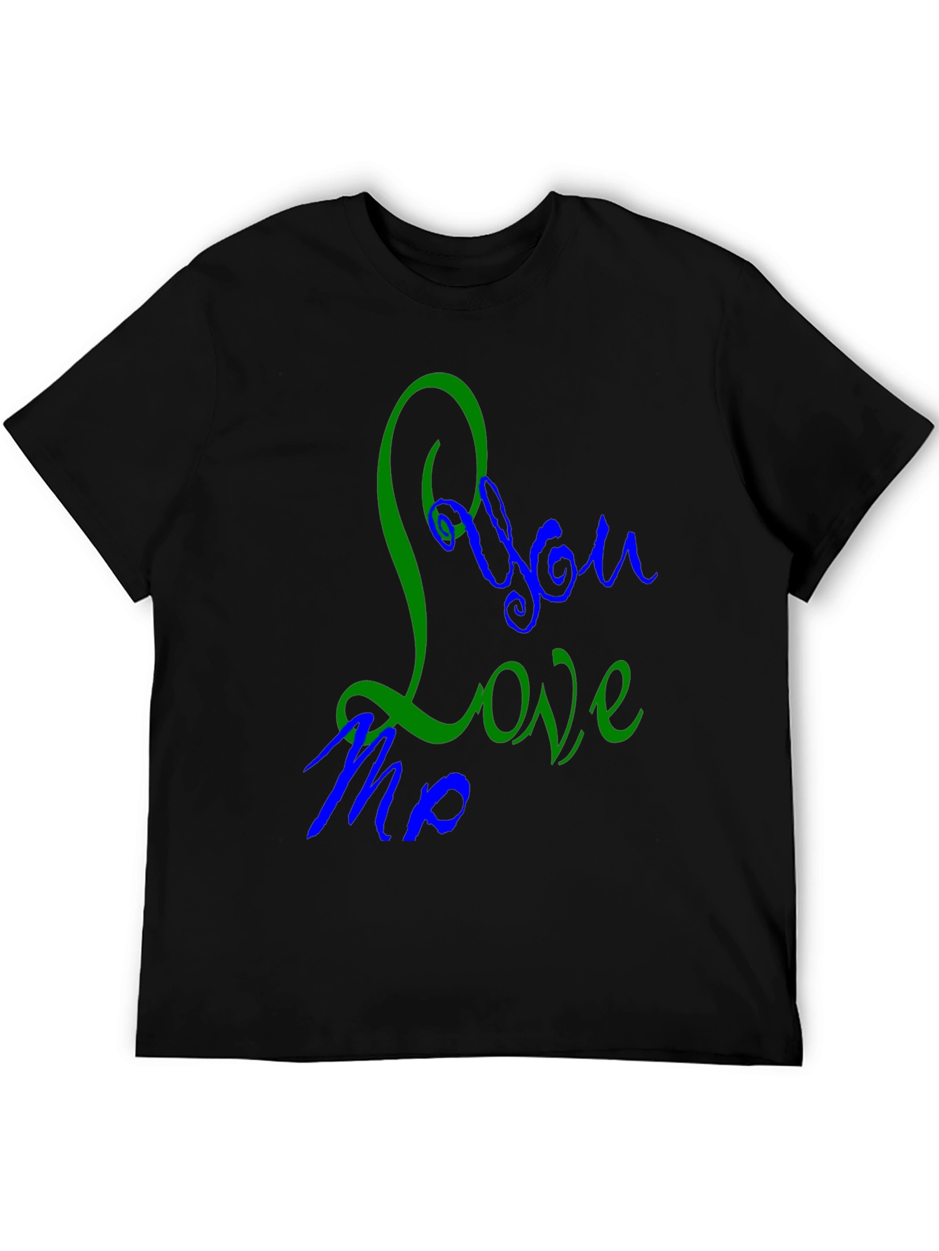 You Love Me Graphic Tee - Black