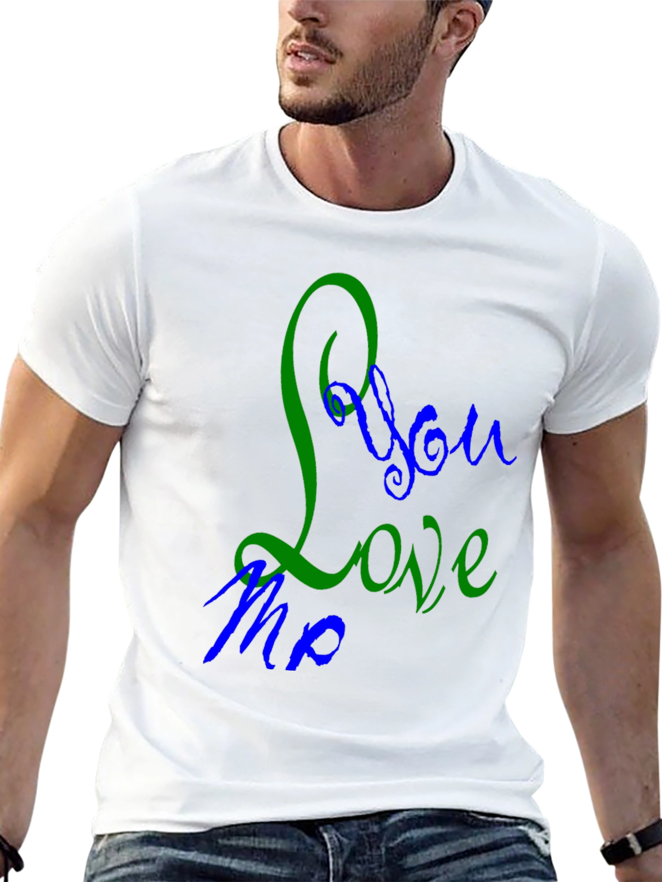 You Love Me Graphic Tee - Black