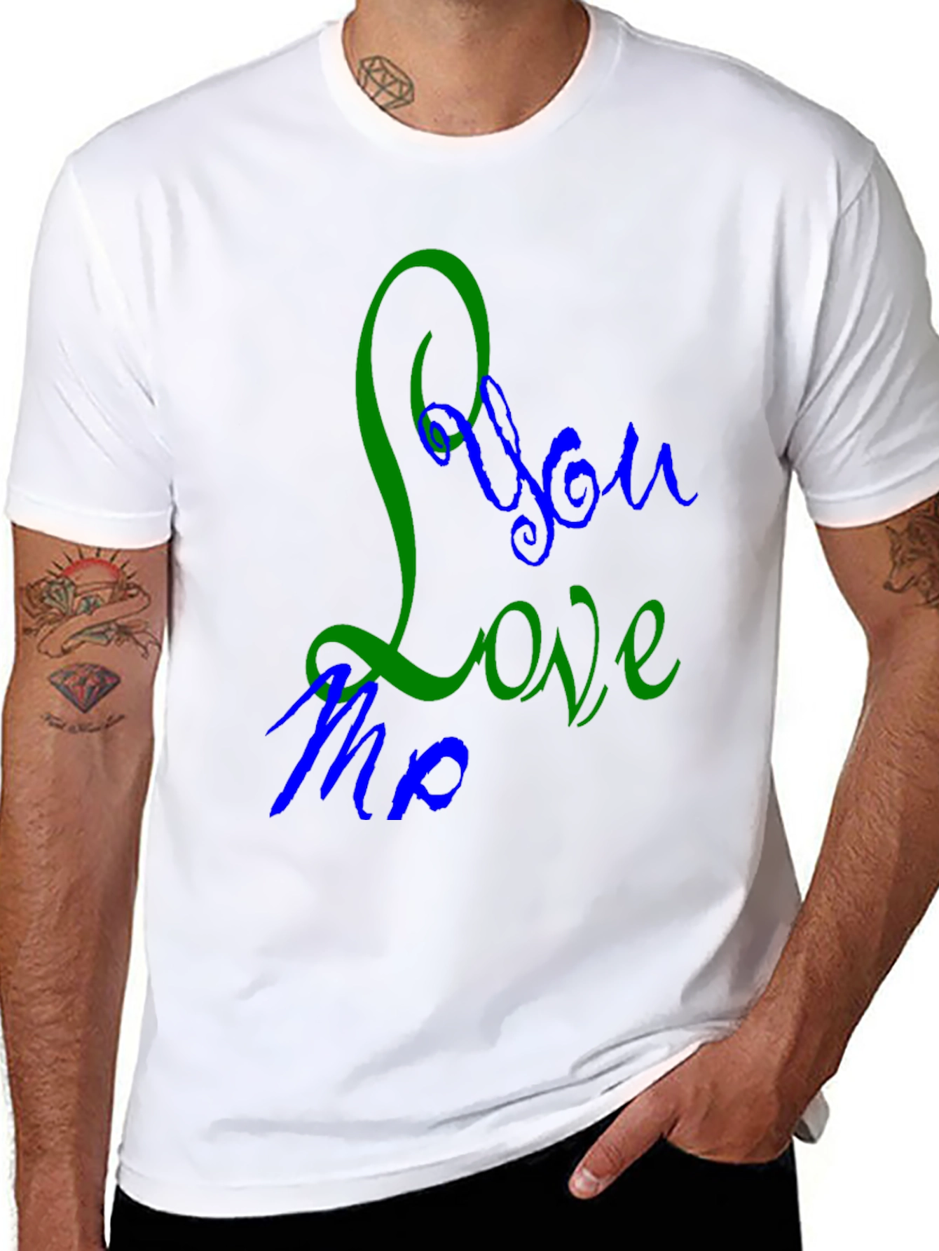 You Love Me Graphic Tee - Black