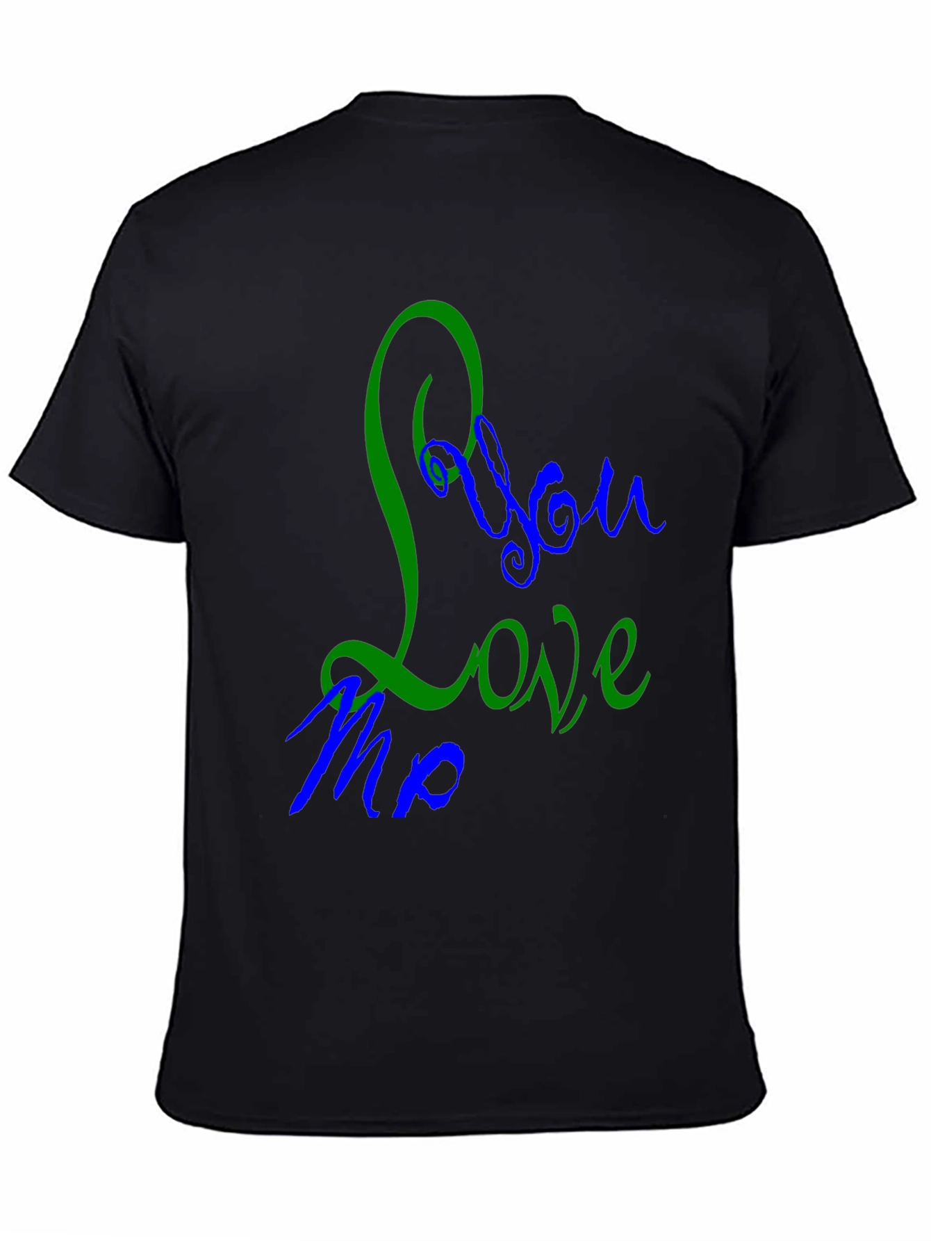 You Love Me Graphic Tee - Black