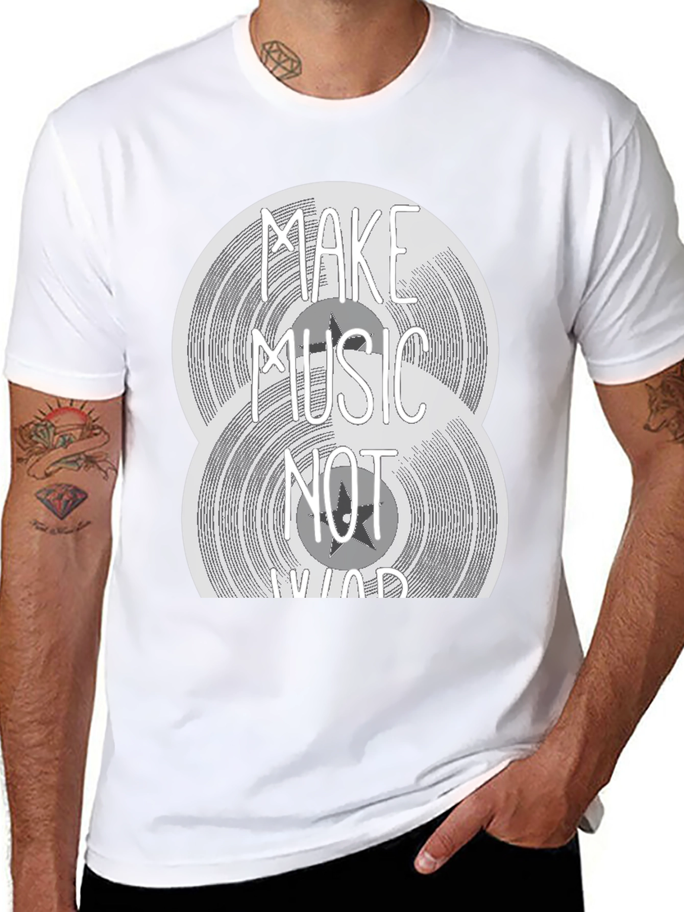 Make Music Not War T-Shirt