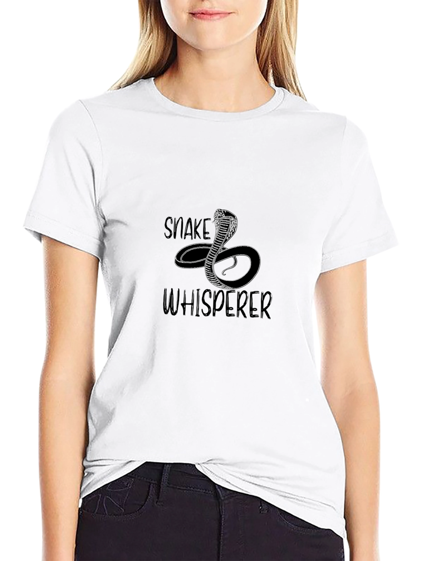 Snake Whisperer Graphic Tee - Black