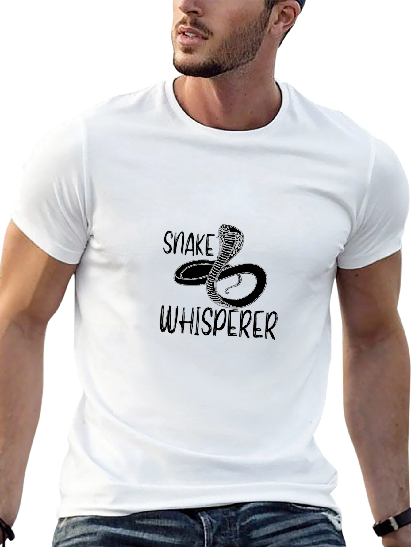 Snake Whisperer Graphic Tee - Black