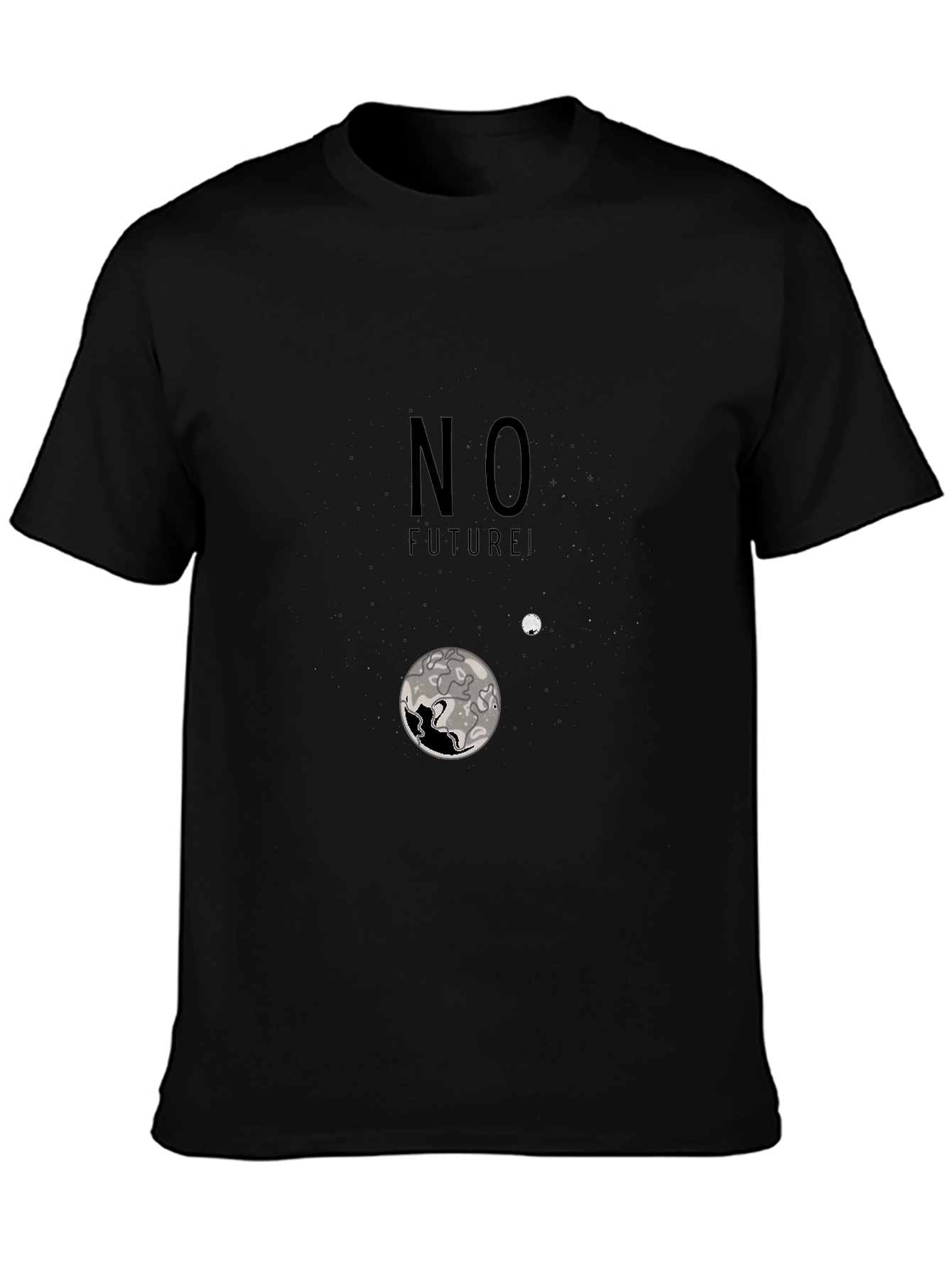 No Future Graphic Print T-Shirt