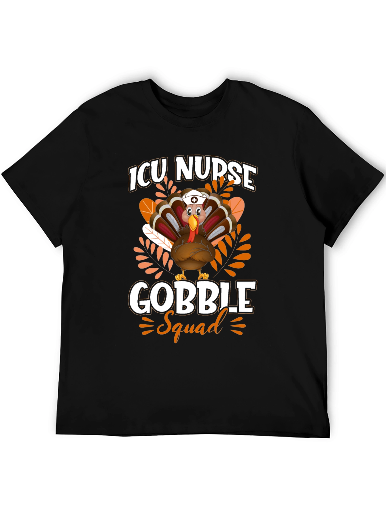 ICU Nurse Gobble Squad Thanksgiving T-Shirt