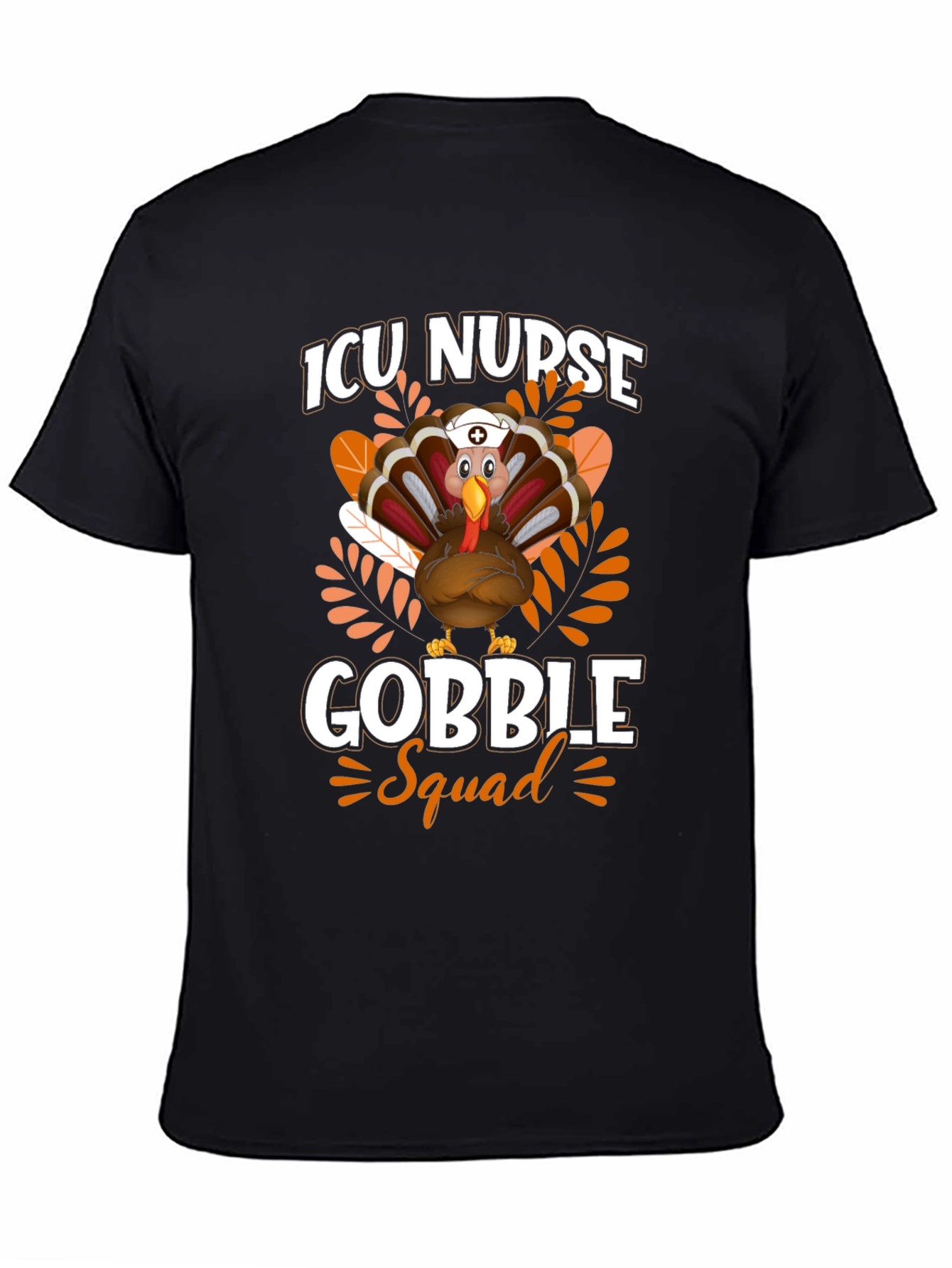 ICU Nurse Gobble Squad Thanksgiving T-Shirt