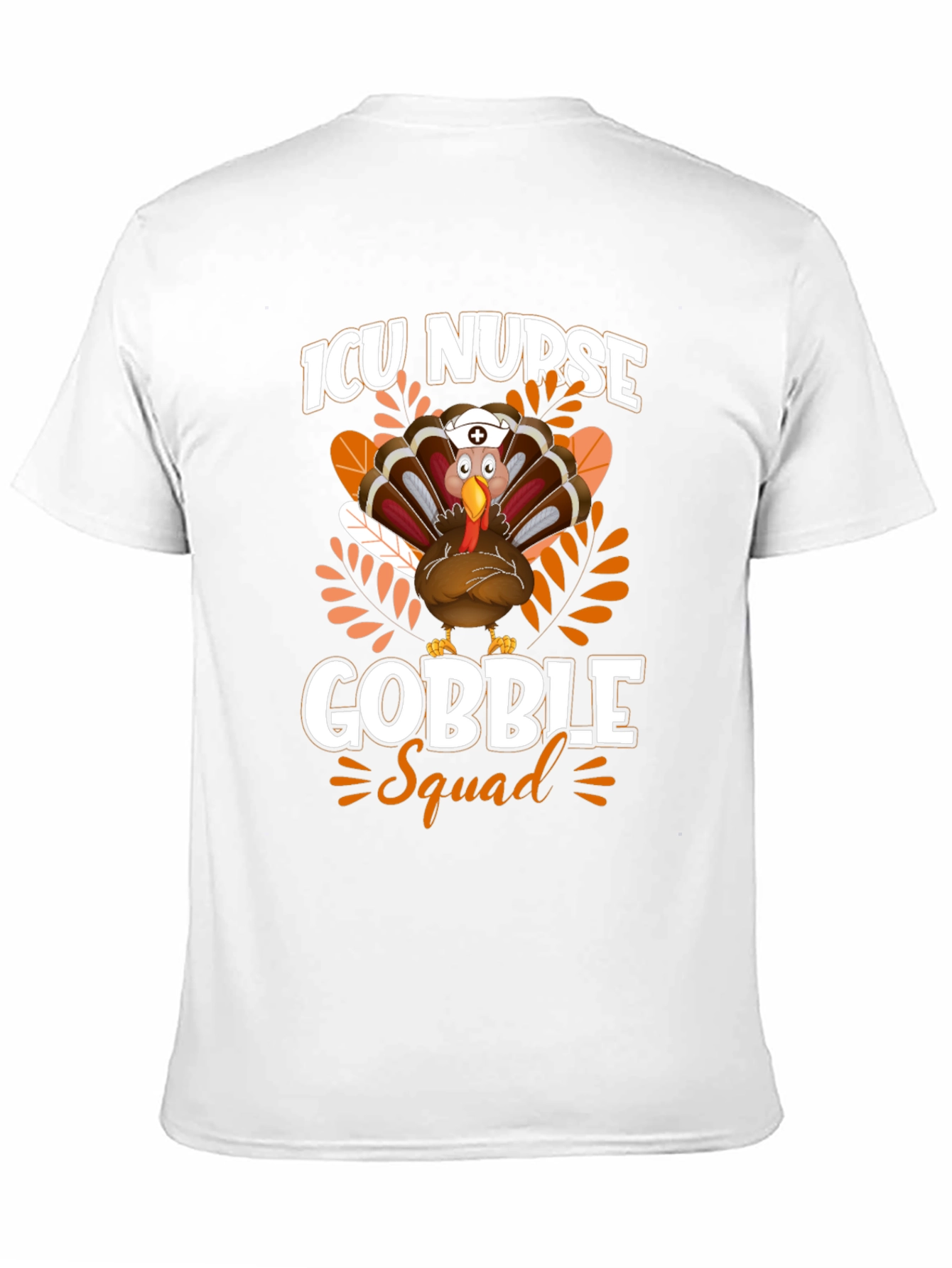 ICU Nurse Gobble Squad Thanksgiving T-Shirt