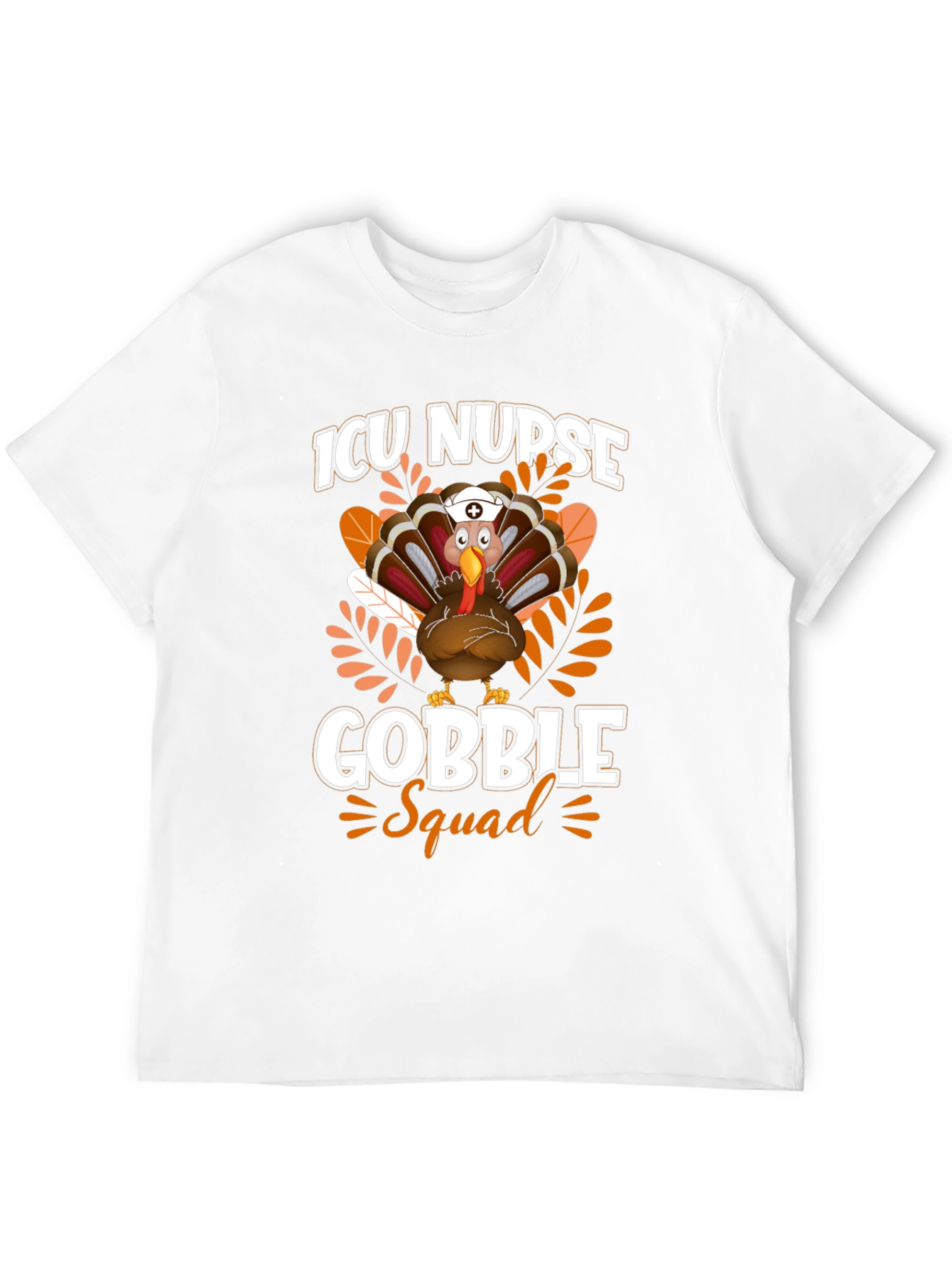 ICU Nurse Gobble Squad Thanksgiving T-Shirt