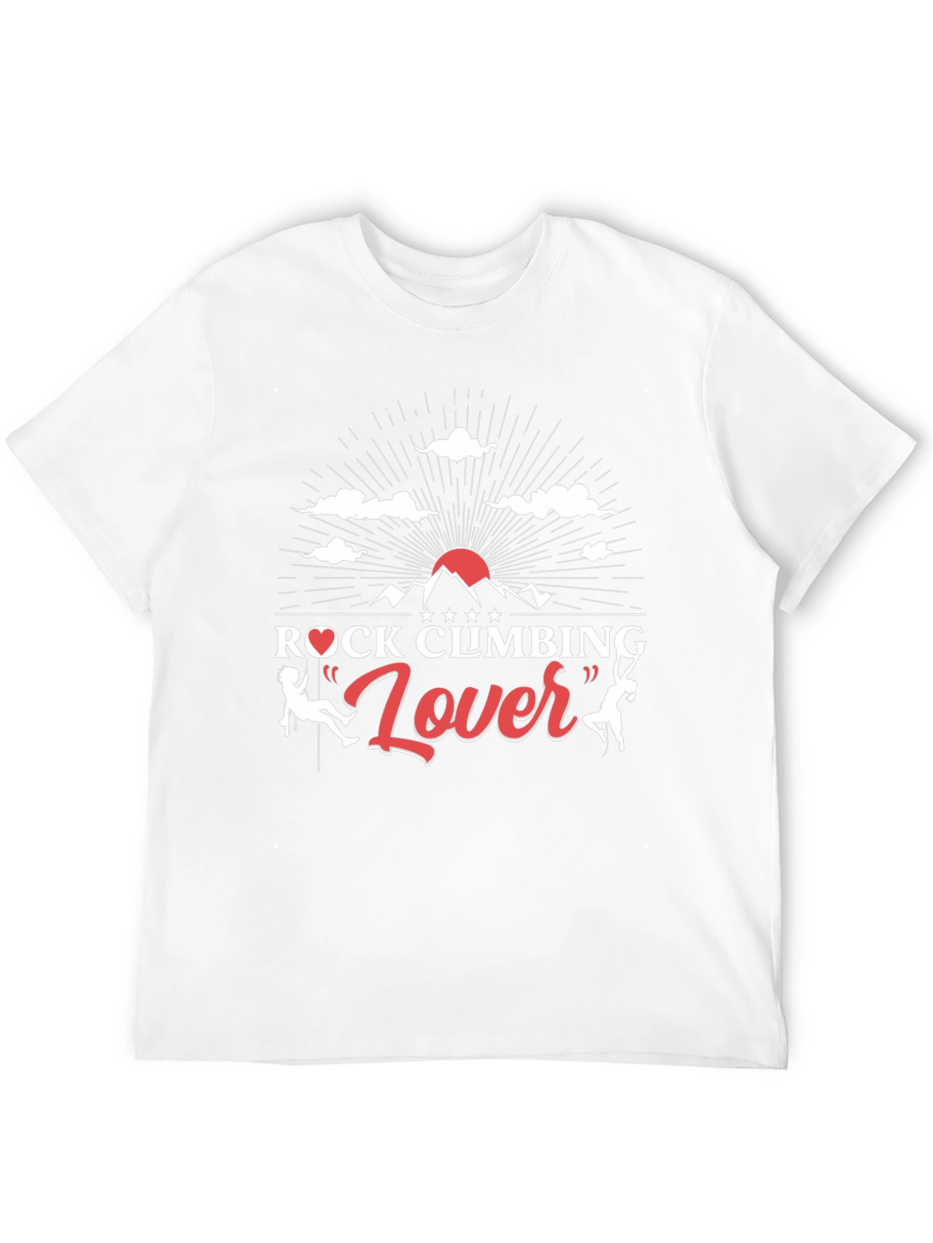 Rock Climbing Lover Black T-Shirt