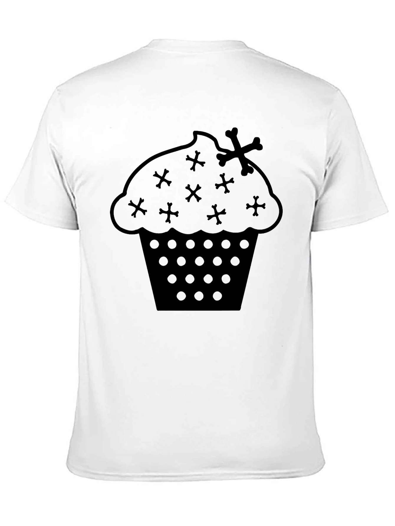 Gothic Cupcake T-Shirt - Edgy Dessert Fashion