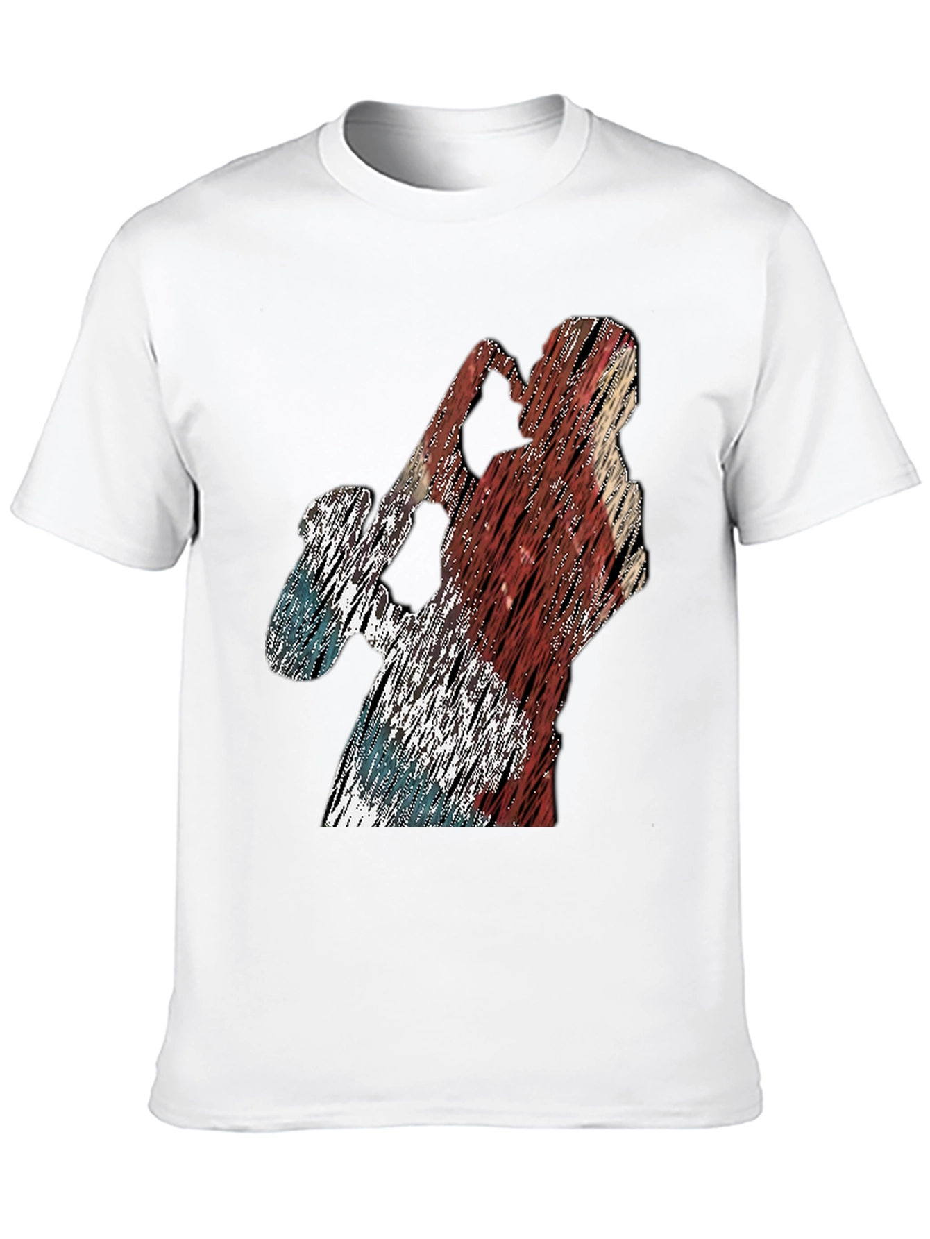 Distressed Baseball Player Graphic Tee