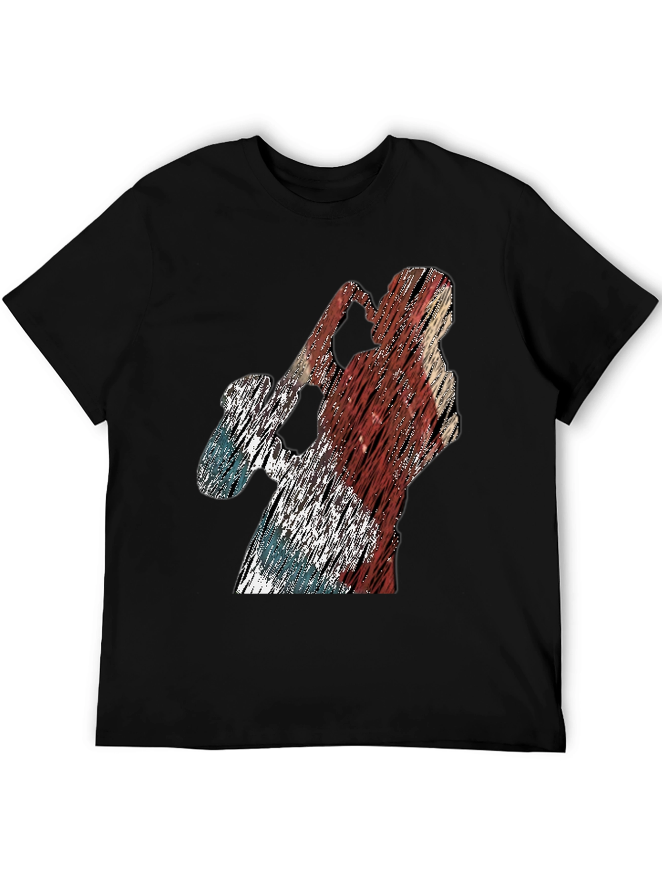Distressed Baseball Player Graphic Tee