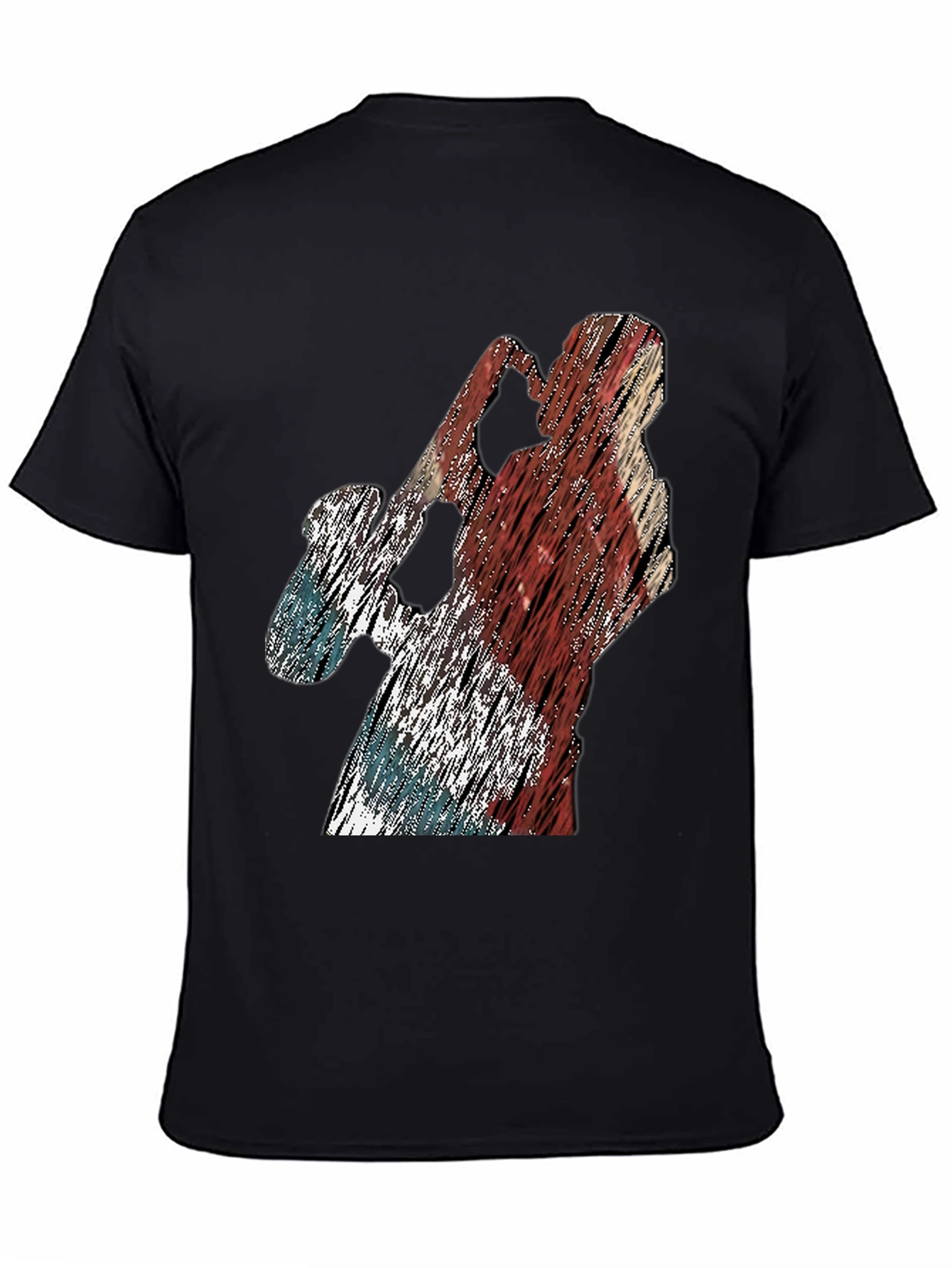 Distressed Baseball Player Graphic Tee