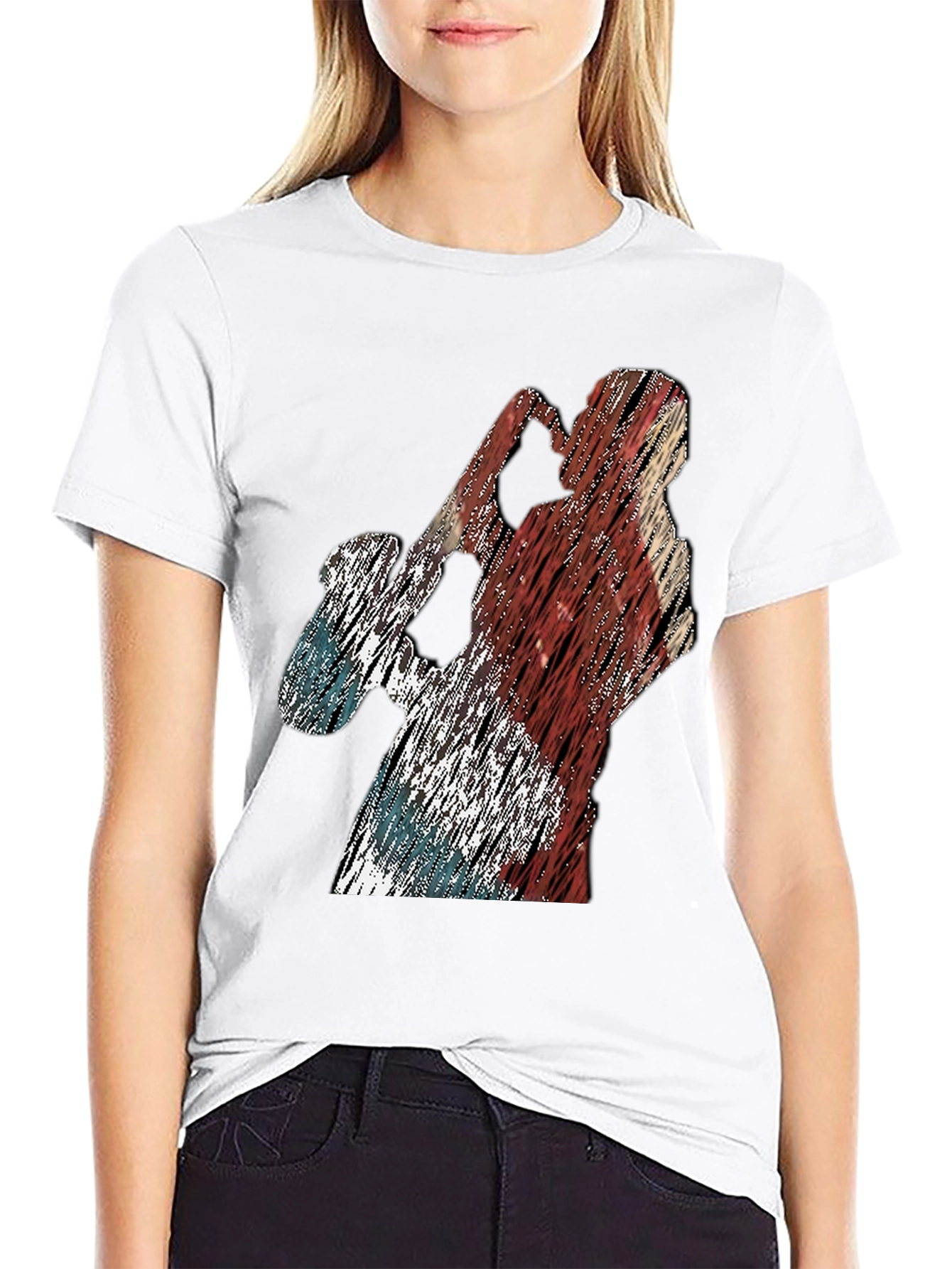 Distressed Baseball Player Graphic Tee