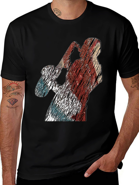 Distressed Baseball Player Graphic Tee