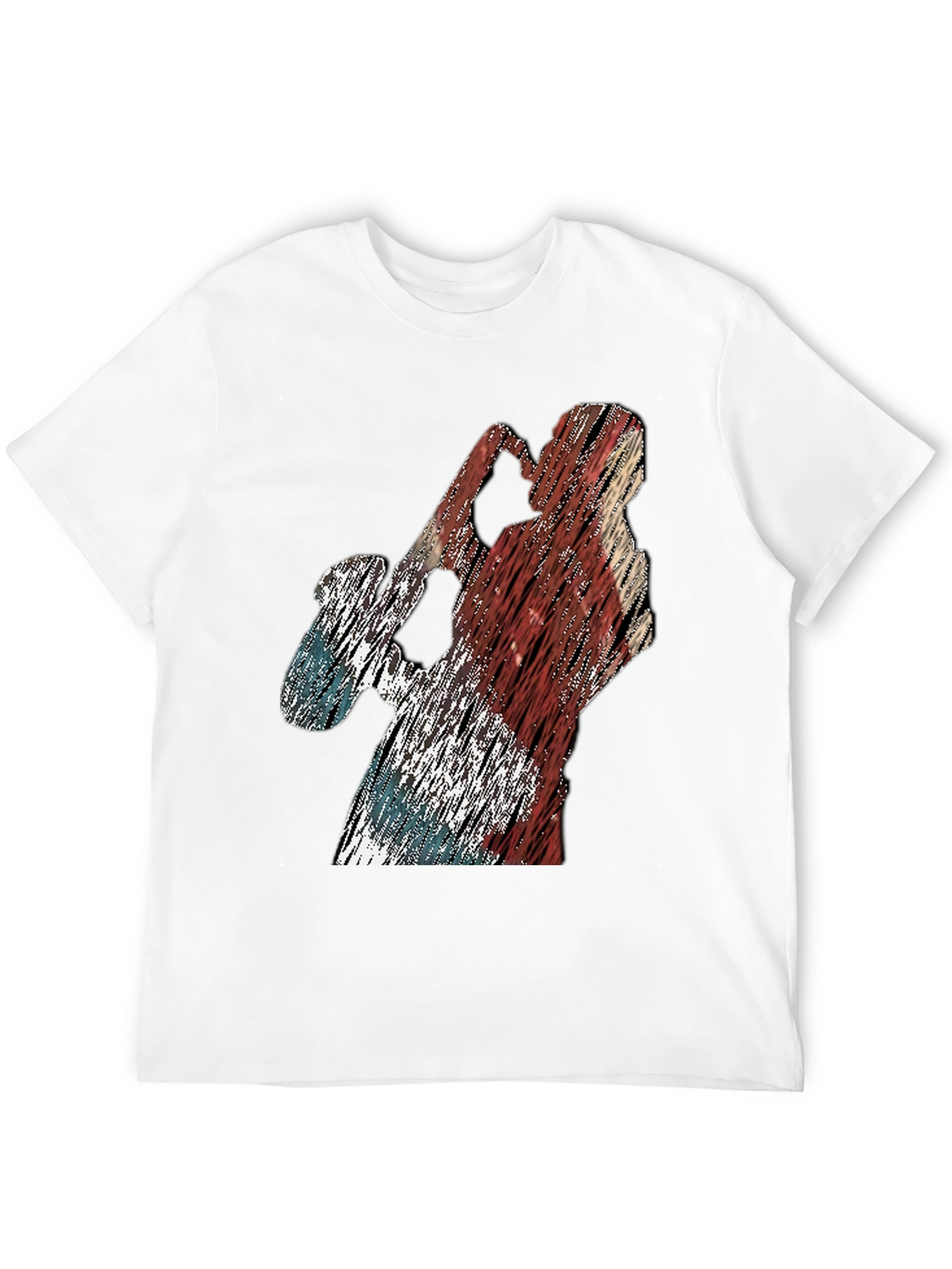 Distressed Baseball Player Graphic Tee