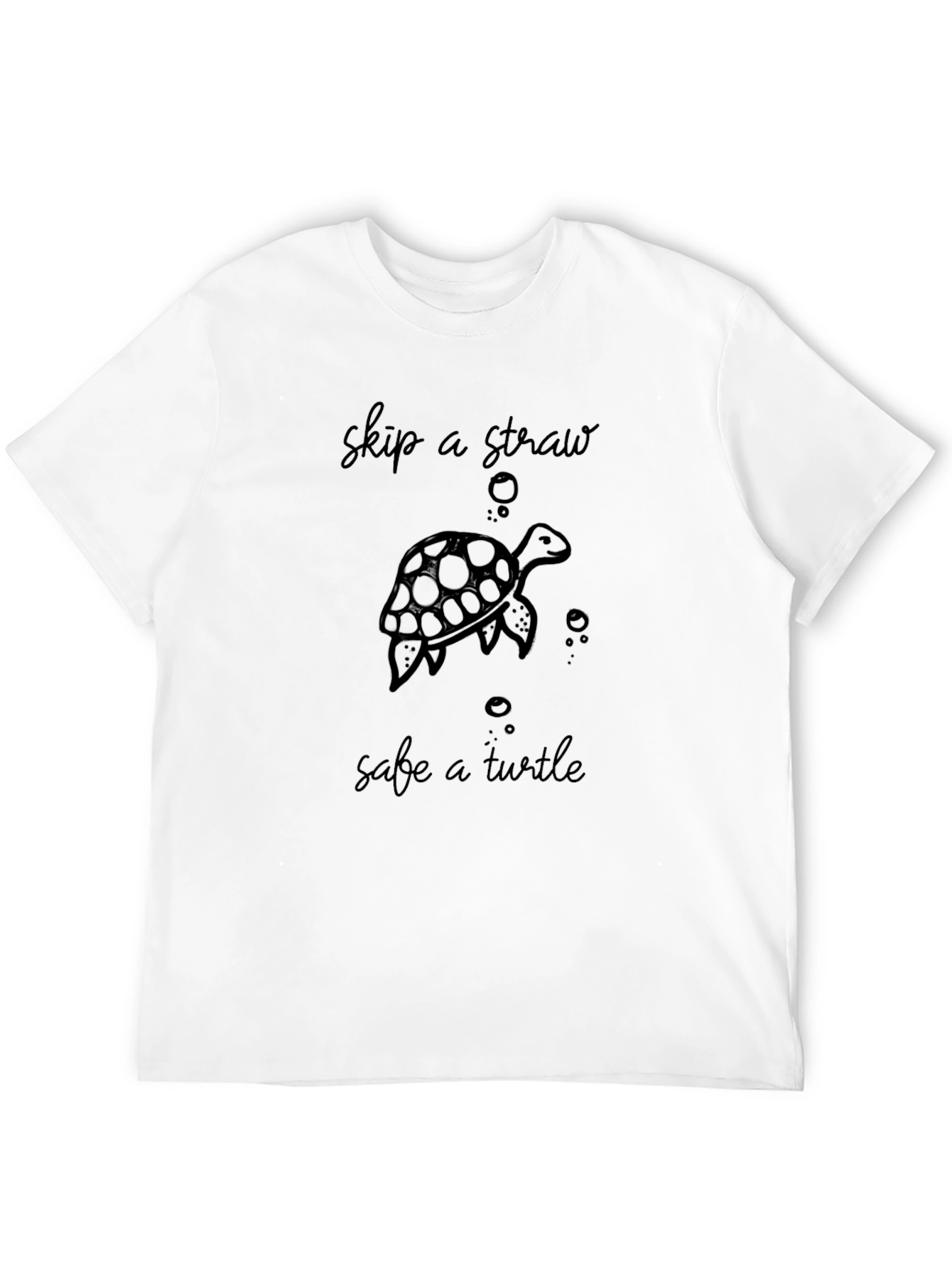 Skip A Straw Save A Turtle Graphic Tee