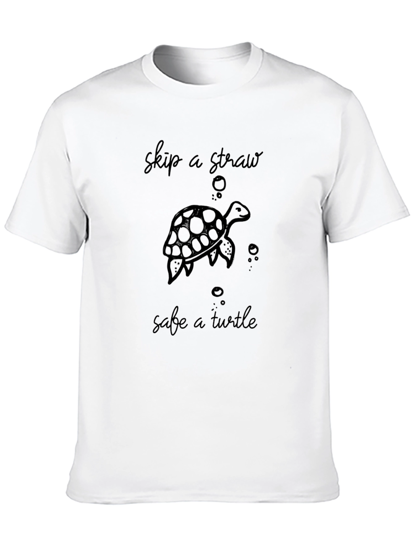 Skip A Straw Save A Turtle Graphic Tee