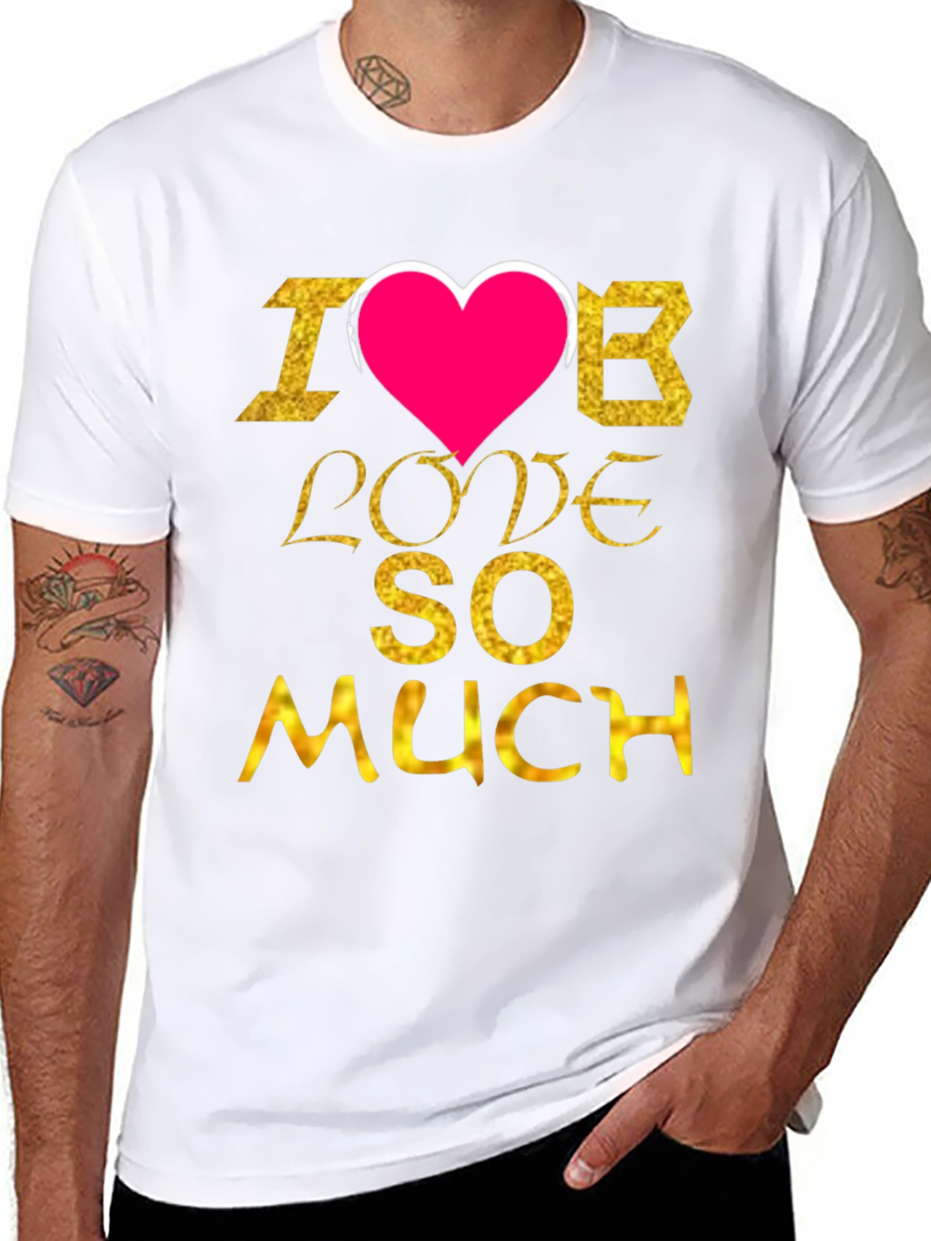I Love B So Much Graphic Tee