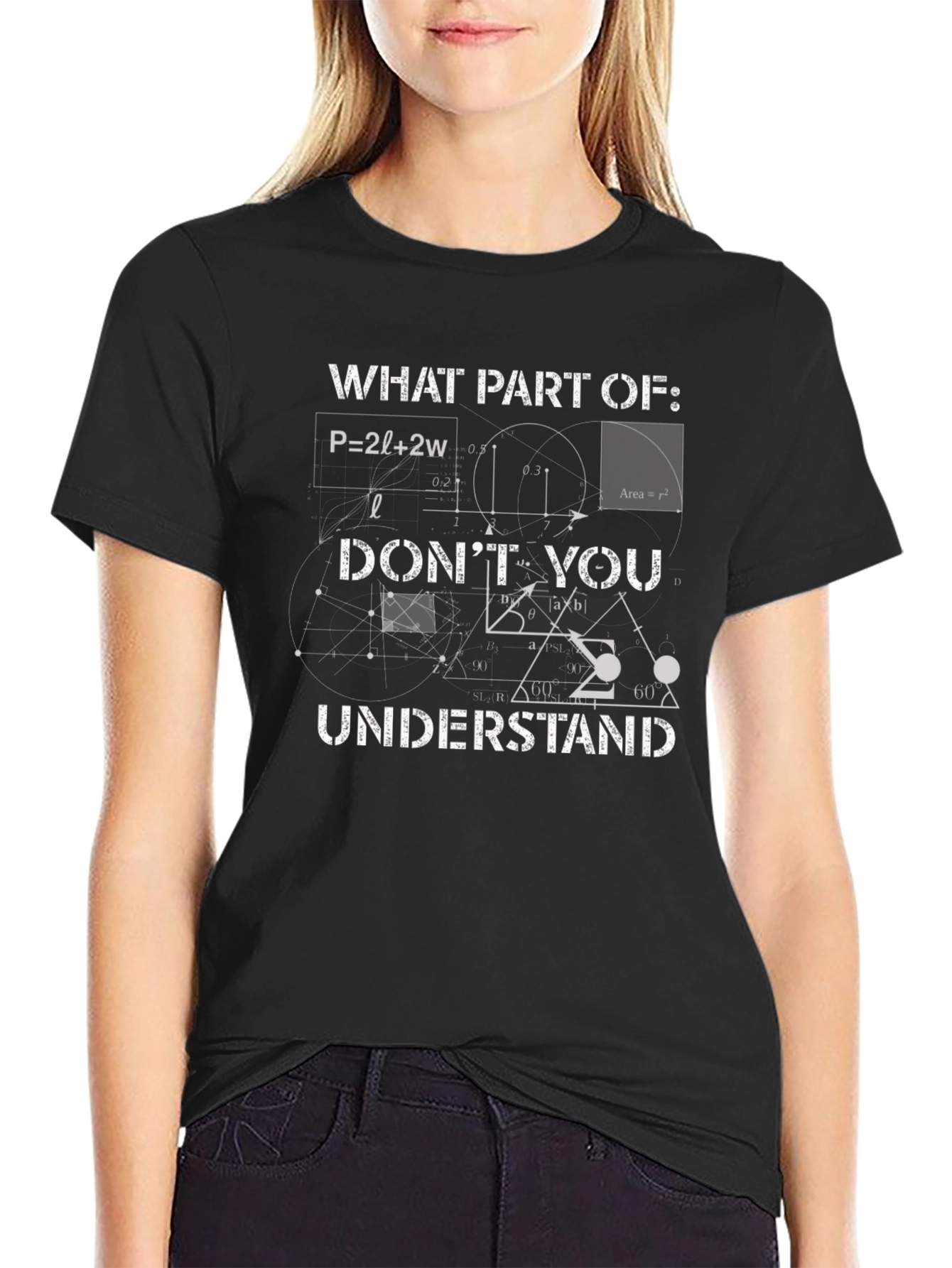 Math Equations T-Shirt - What Part of... Graphic Tee