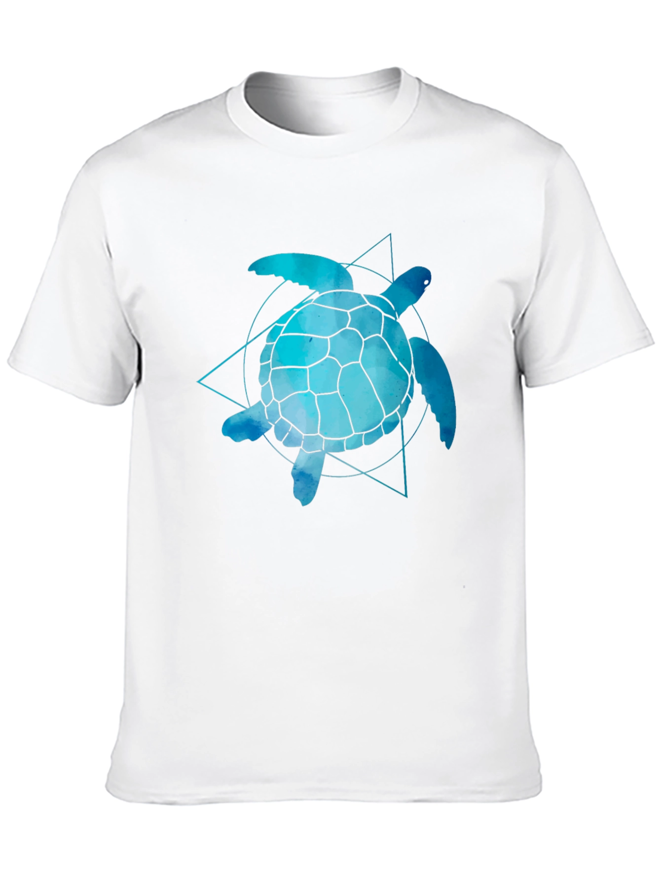 Geometric Sea Turtle Graphic Tee