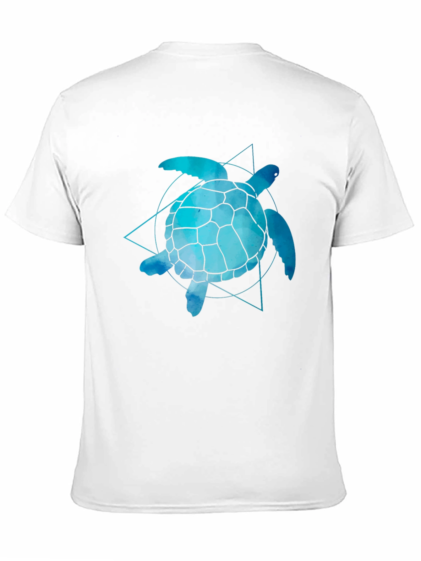 Geometric Sea Turtle Graphic Tee