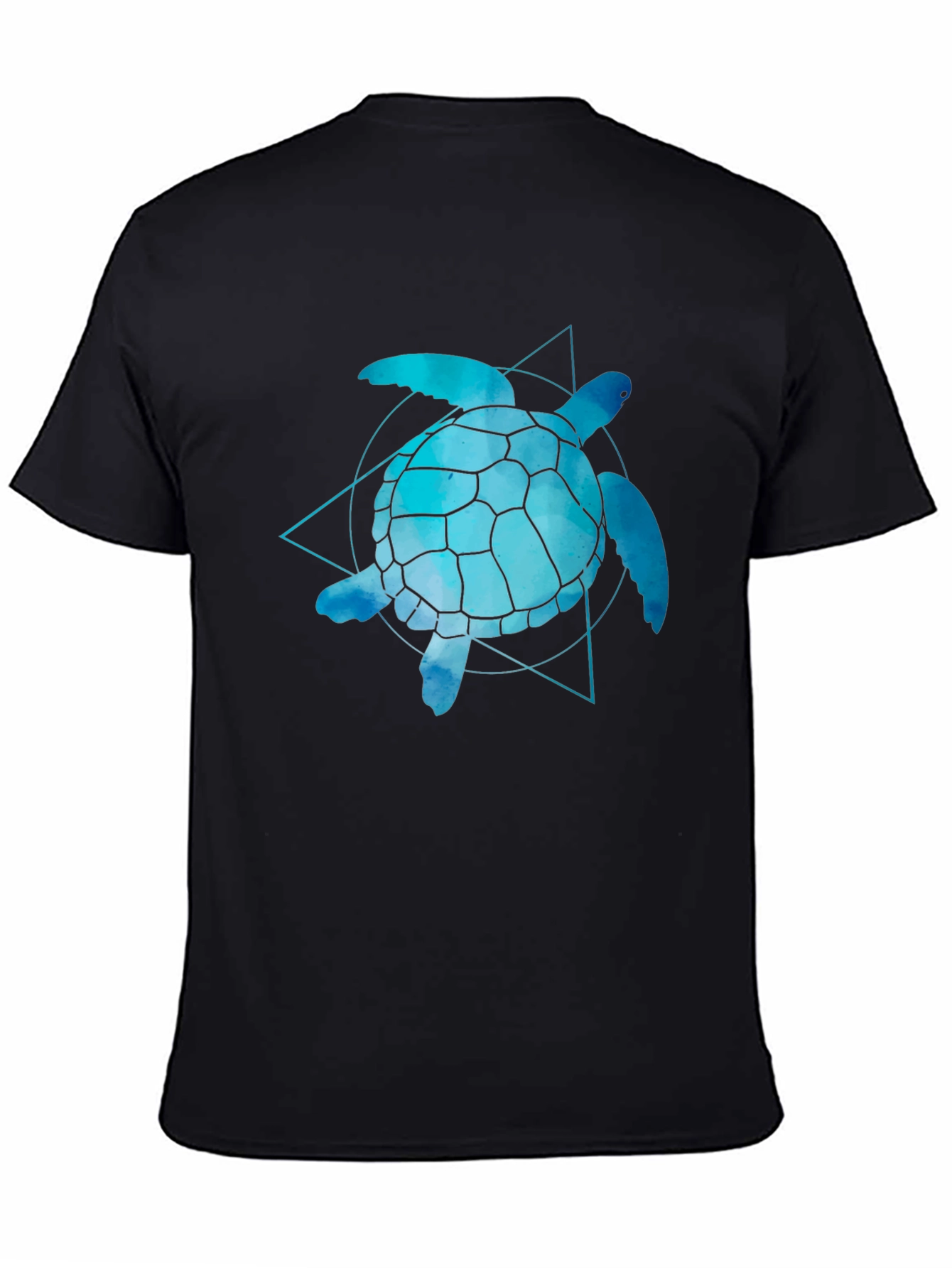 Geometric Sea Turtle Graphic Tee