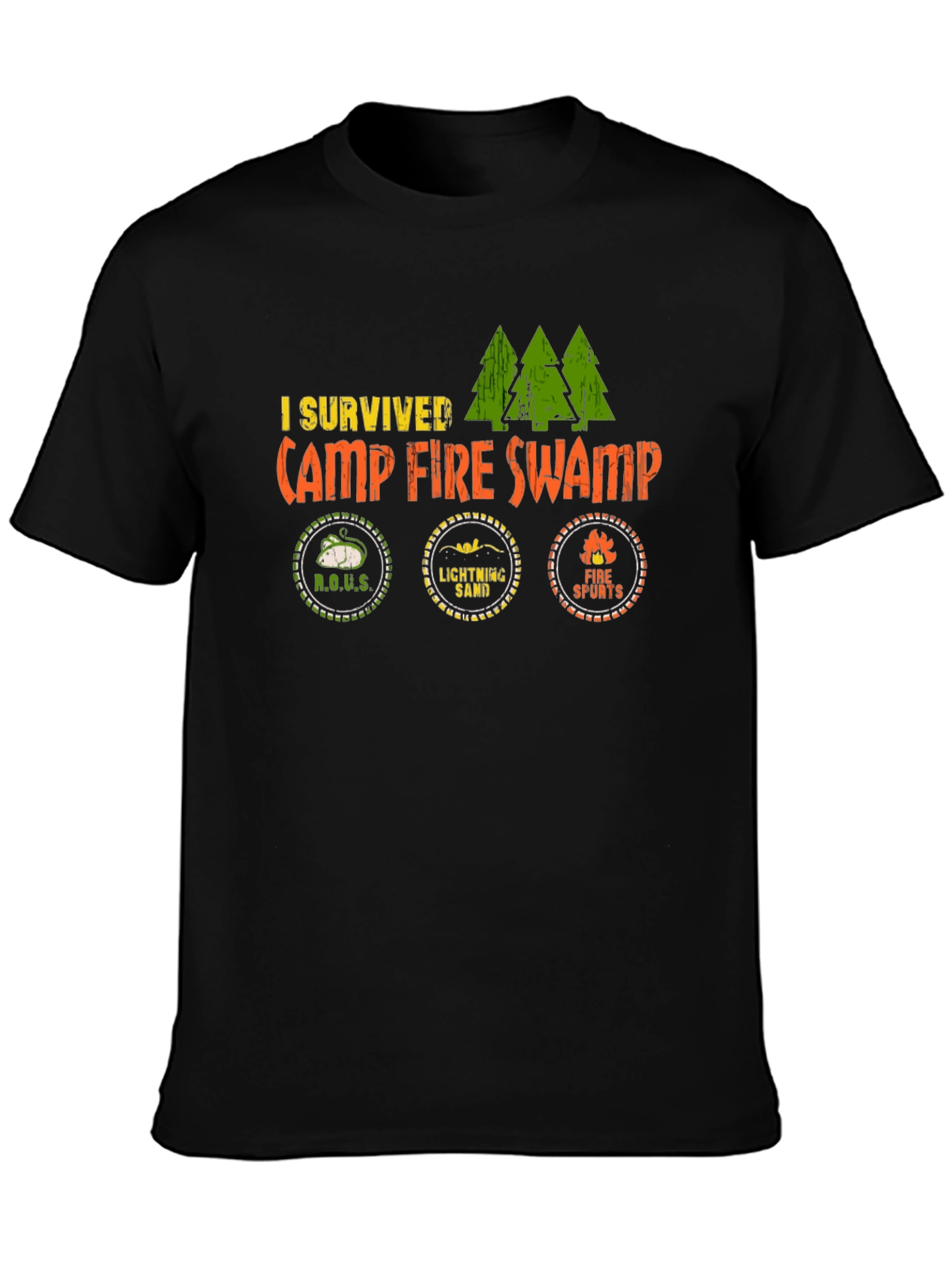 I Survived Camp Fire Swamp Graphic Tee