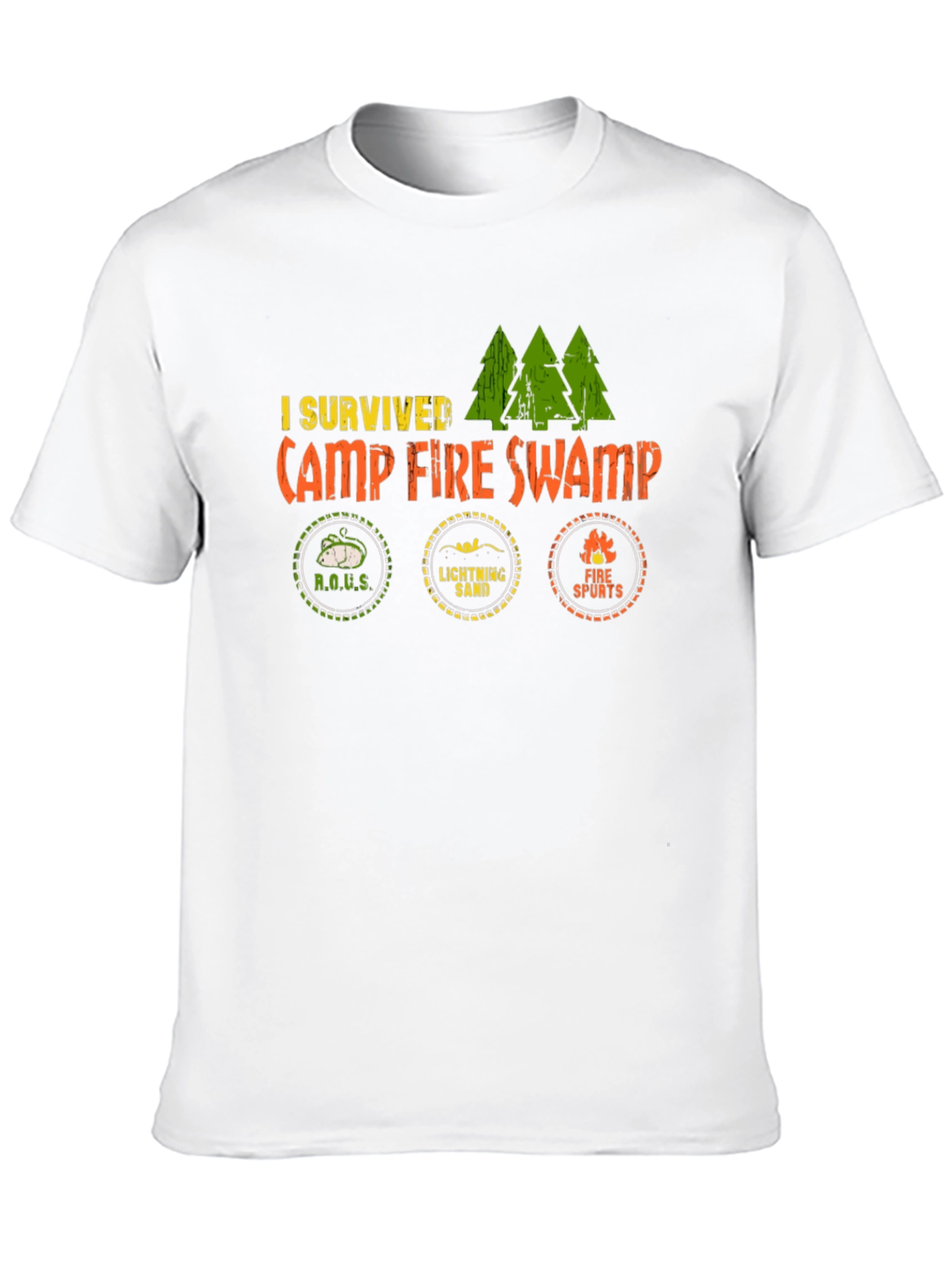 I Survived Camp Fire Swamp Graphic Tee