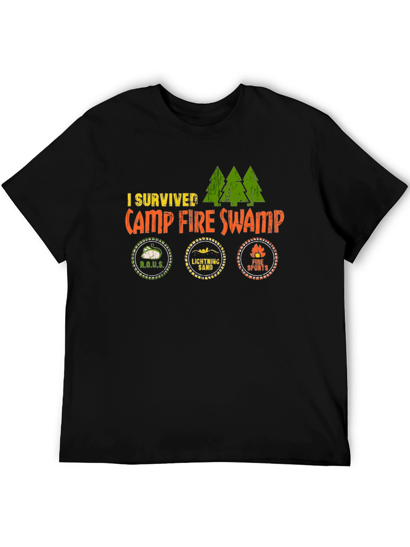 I Survived Camp Fire Swamp Graphic Tee