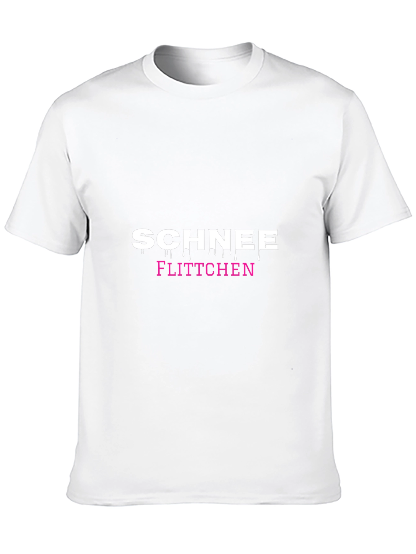 Schnee Flittchen Black Graphic Tee