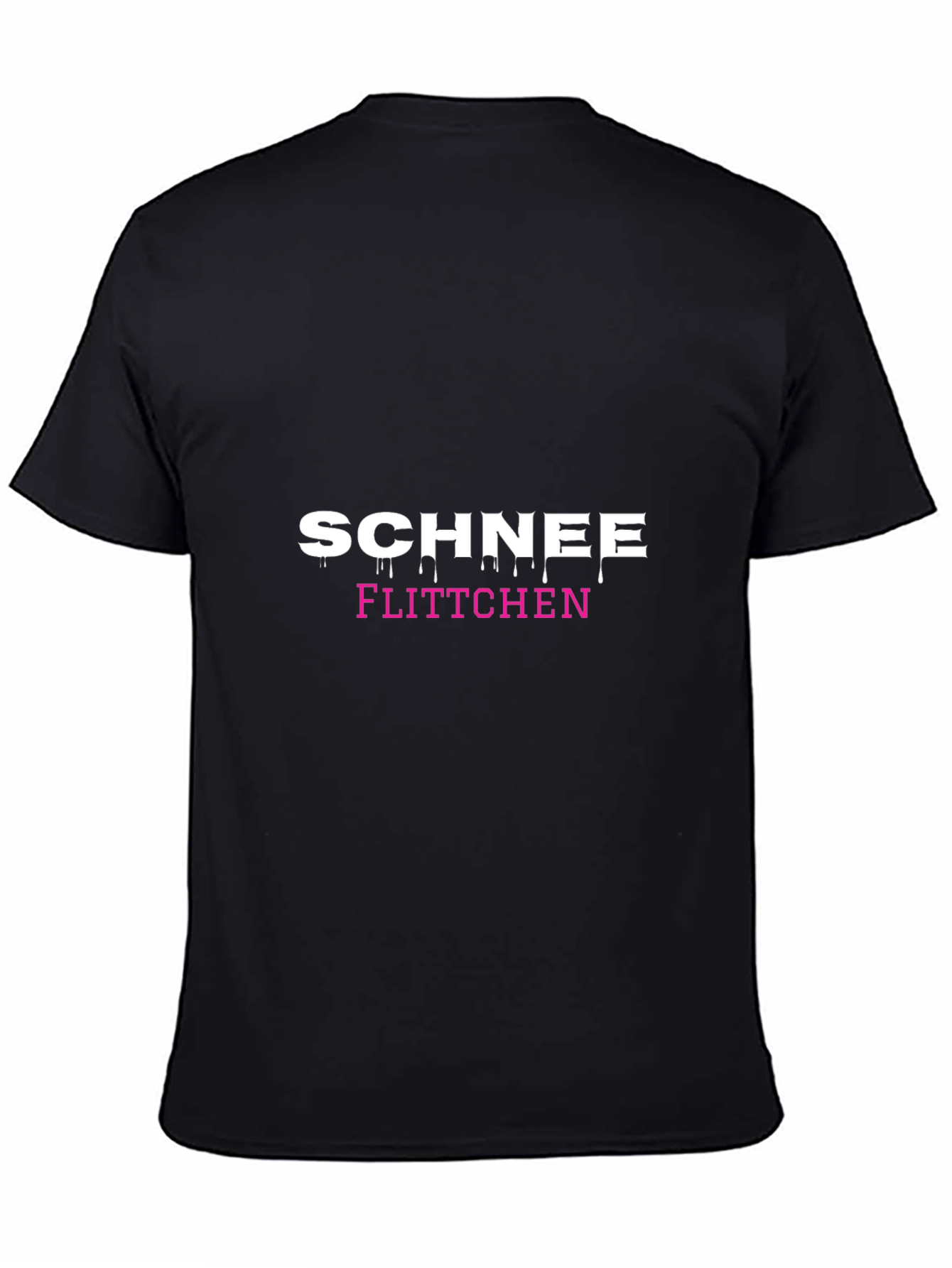 Schnee Flittchen Black Graphic Tee