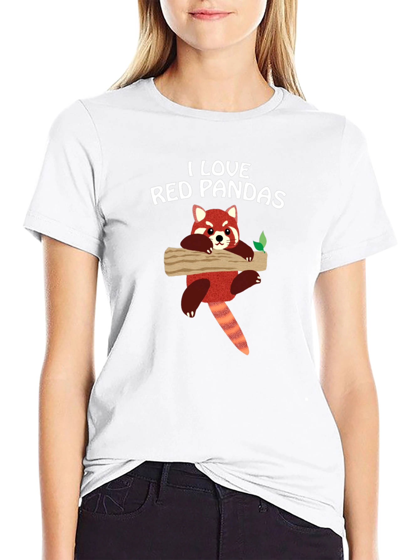 I Love Red Pandas Graphic T-Shirt