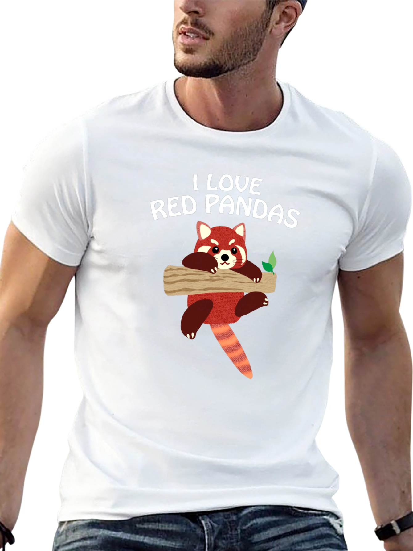 I Love Red Pandas Graphic T-Shirt