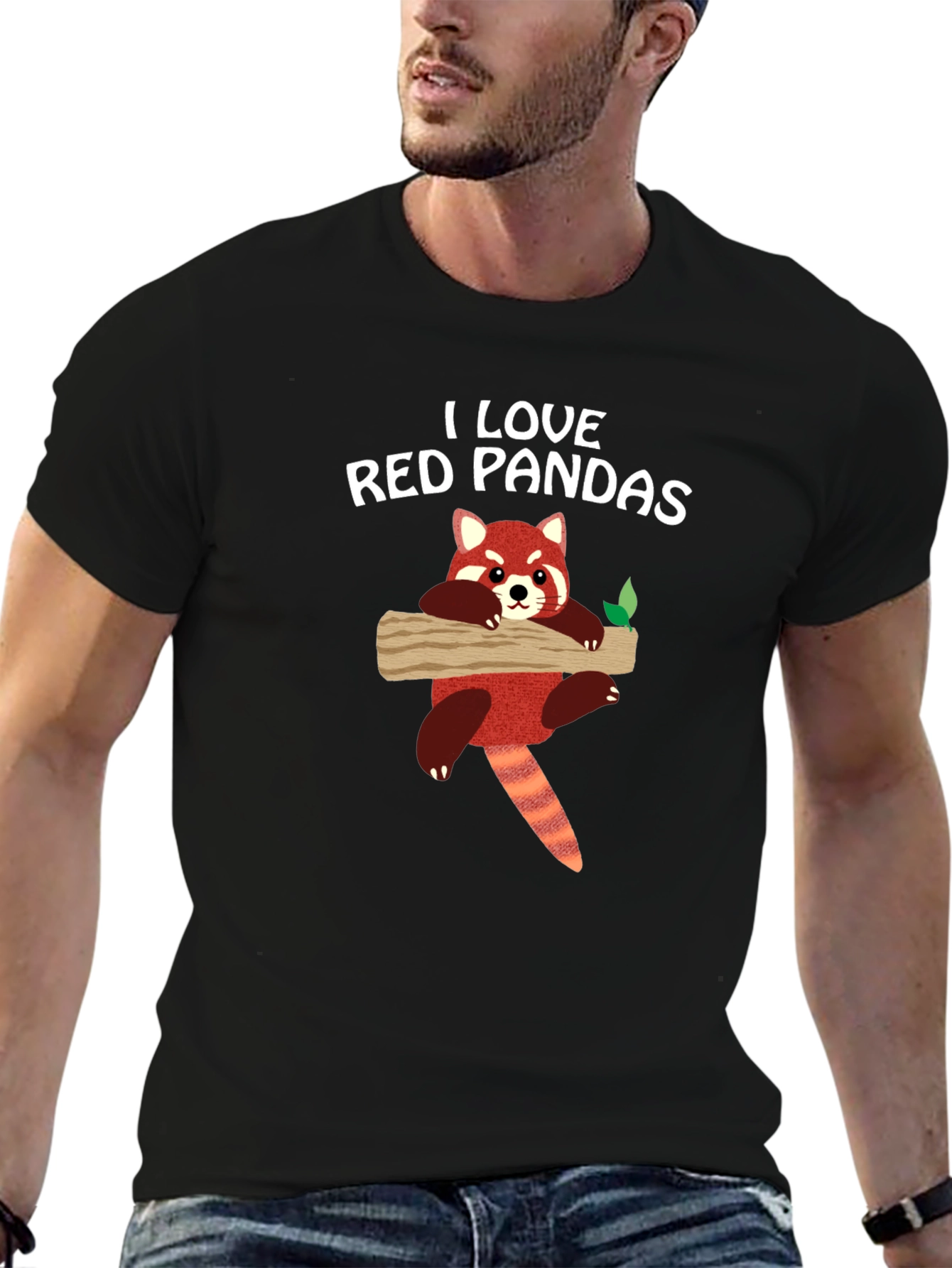 I Love Red Pandas Graphic T-Shirt