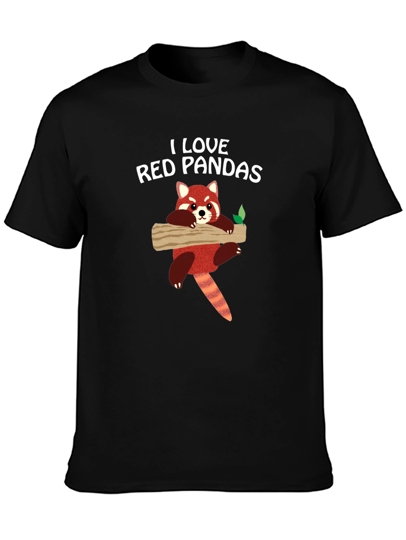 I Love Red Pandas Graphic T-Shirt